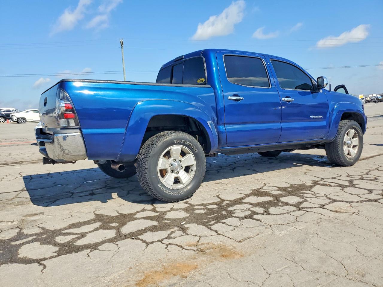 2008 Toyota Tacoma Double Cab Синий vin: 3TMLU42N28M014038