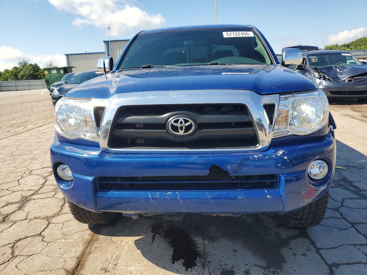 2008 Toyota Tacoma Double Cab Синий vin: 3TMLU42N28M014038