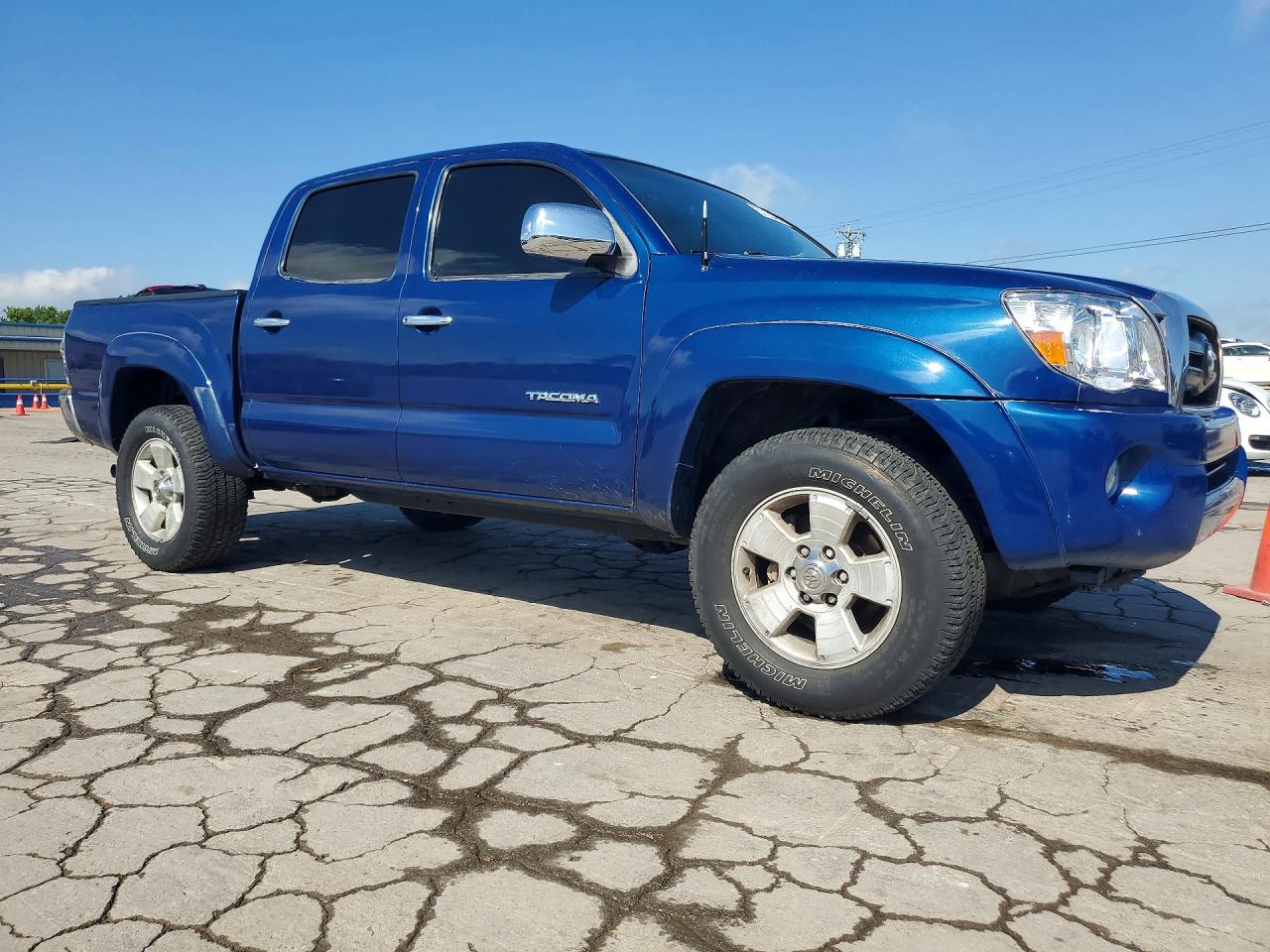 2008 Toyota Tacoma Double Cab Синий vin: 3TMLU42N28M014038