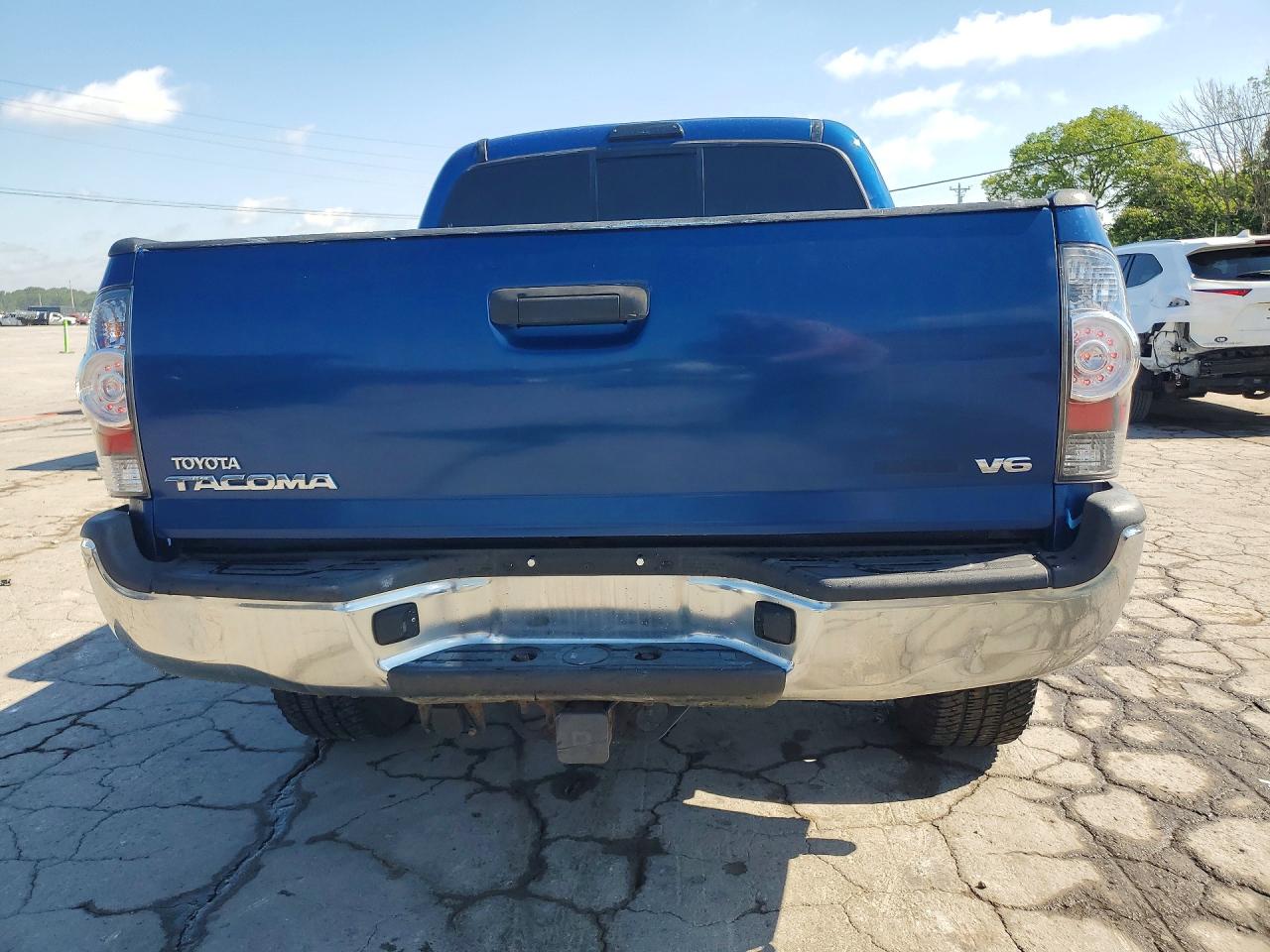 2008 Toyota Tacoma Double Cab Синий vin: 3TMLU42N28M014038