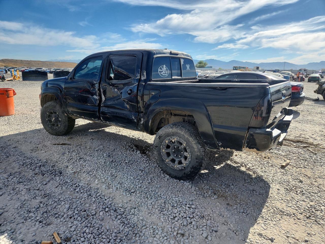 2009 Toyota Tacoma Double Cab Black vin: 3TMLU42N29M027146