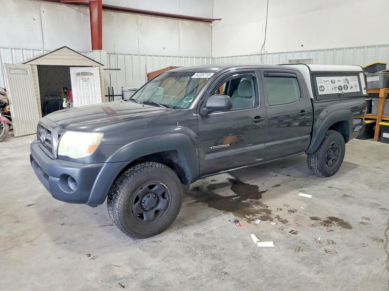 2009 Toyota Tacoma Double Cab Gray vin: 3TMLU42N29M033481