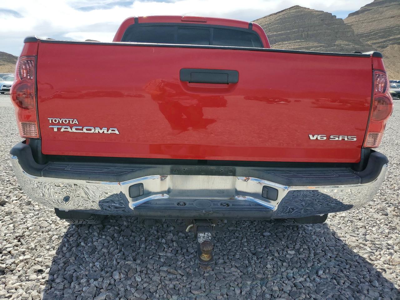 2006 Toyota Tacoma Double Cab Red vin: 3TMLU42N36M007788