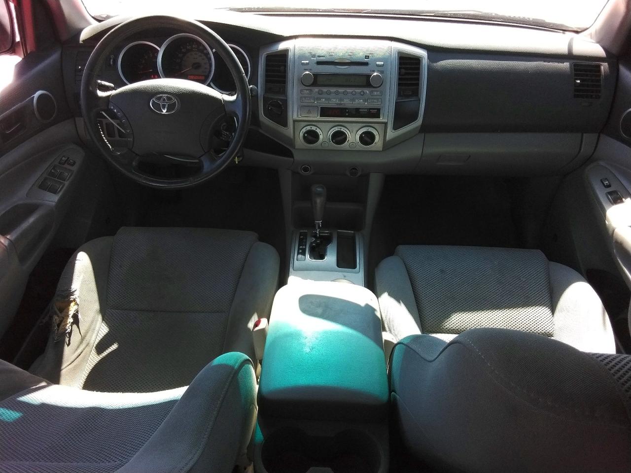 2006 Toyota Tacoma Double Cab Red vin: 3TMLU42N36M007788