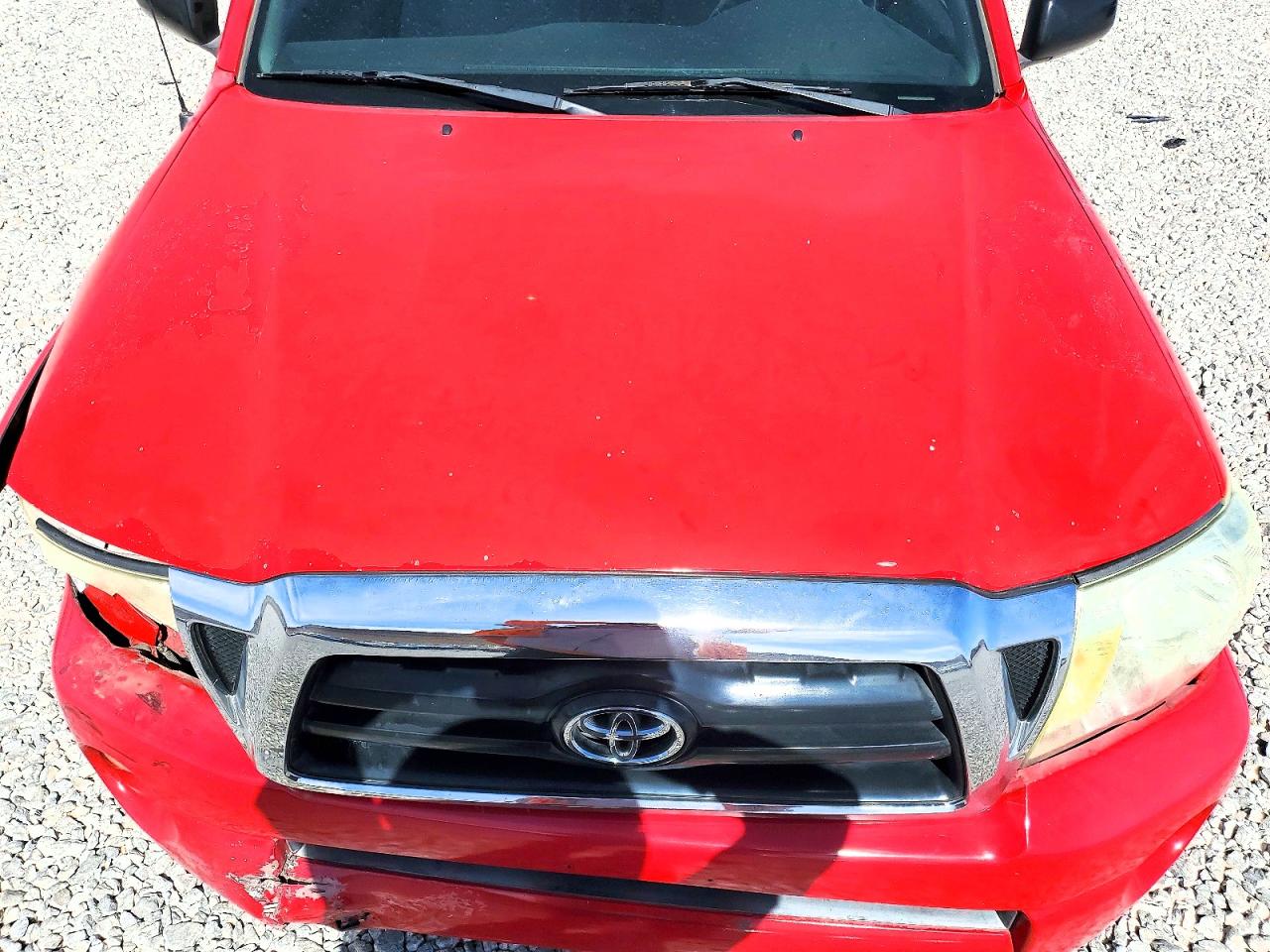 2006 Toyota Tacoma Double Cab Red vin: 3TMLU42N36M007788