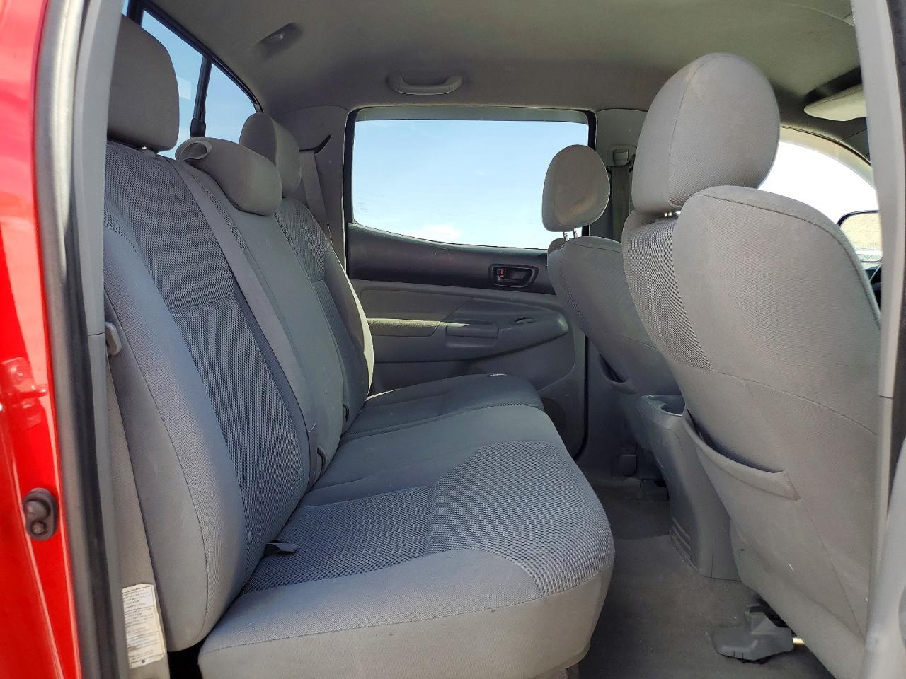2006 Toyota Tacoma Double Cab Red vin: 3TMLU42N36M007788