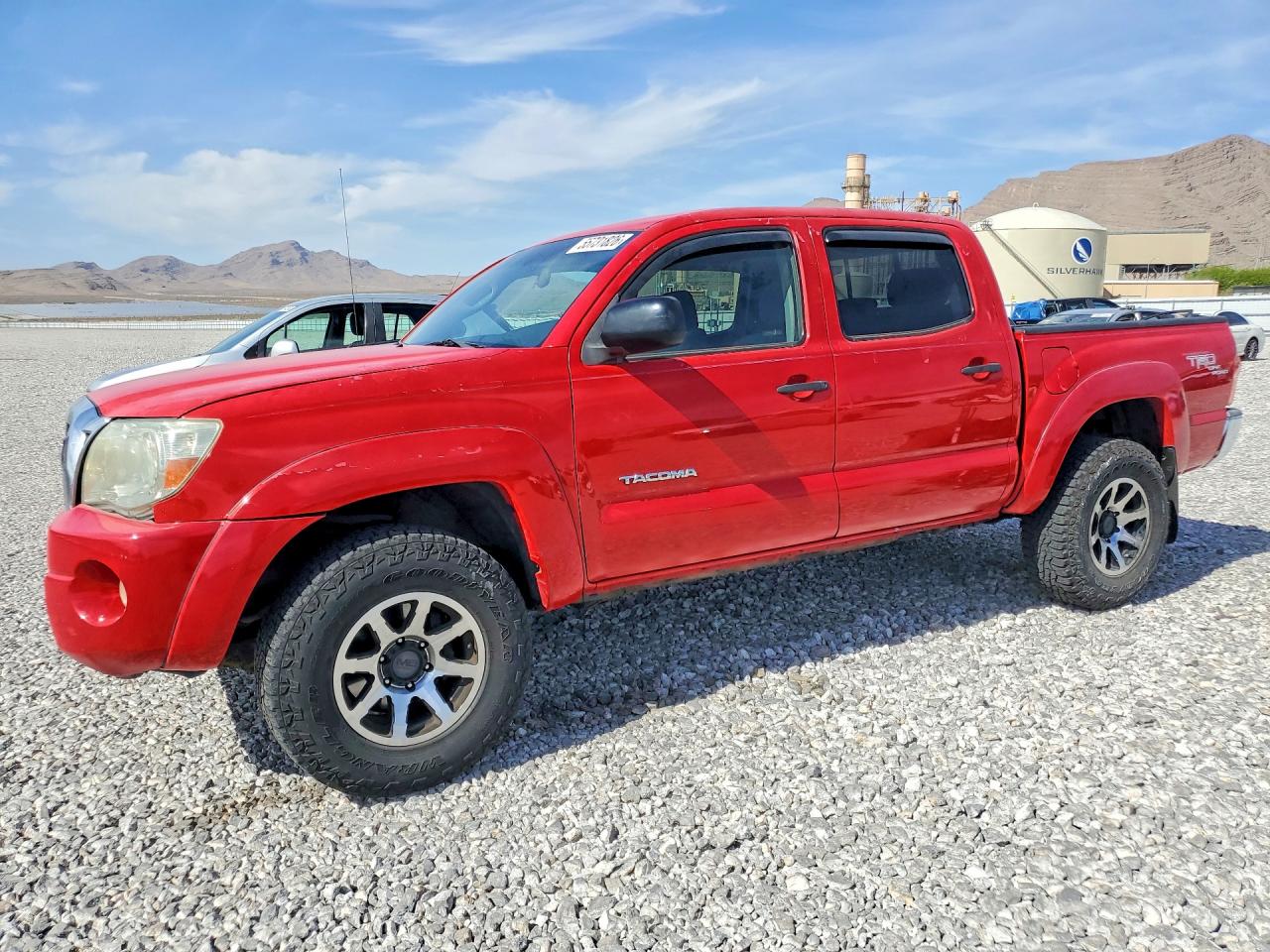 2006 Toyota Tacoma Double Cab Red vin: 3TMLU42N36M007788