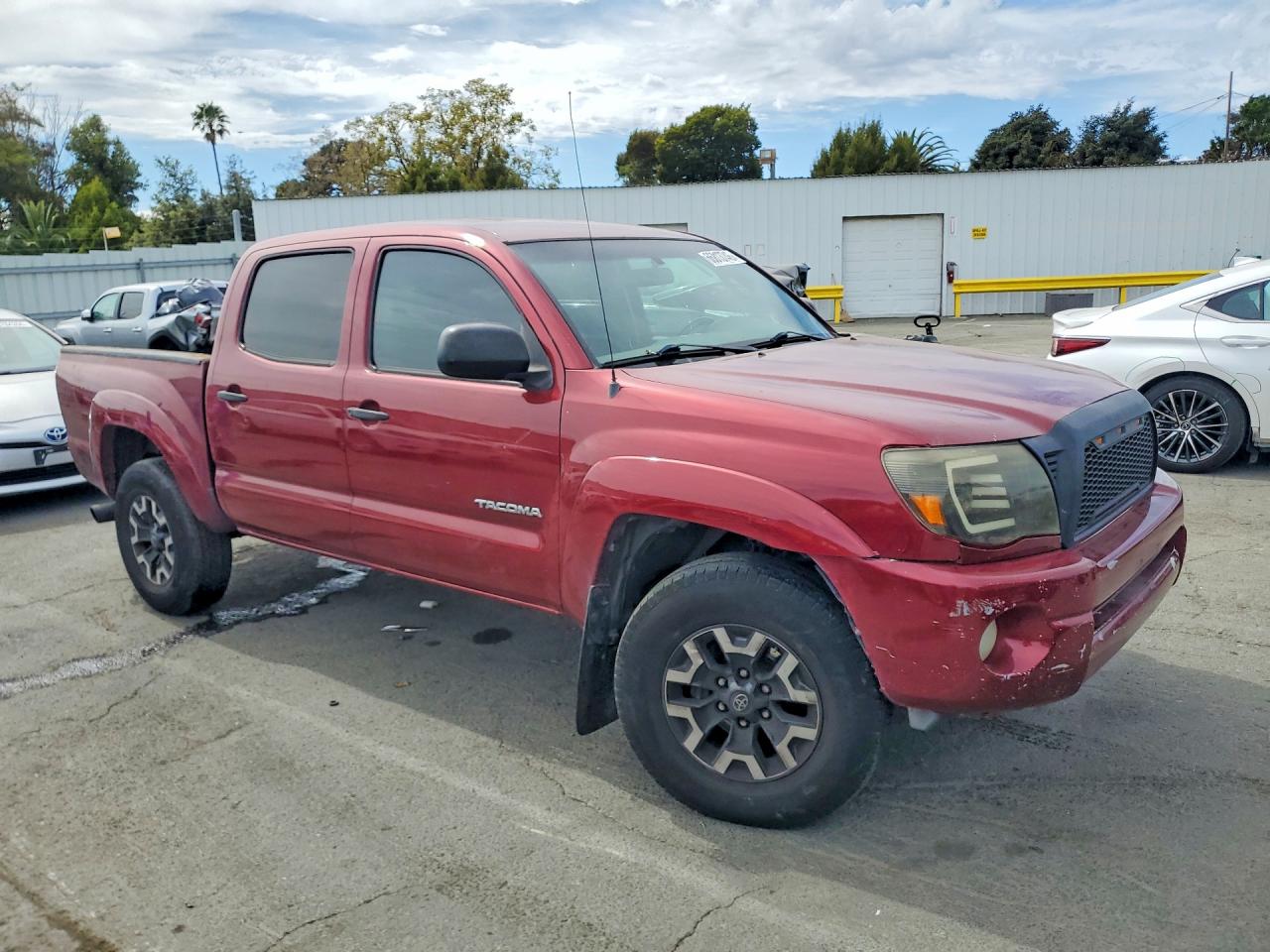 2008 Toyota Tacoma V6 Maroon vin: 3TMLU42N38M016199