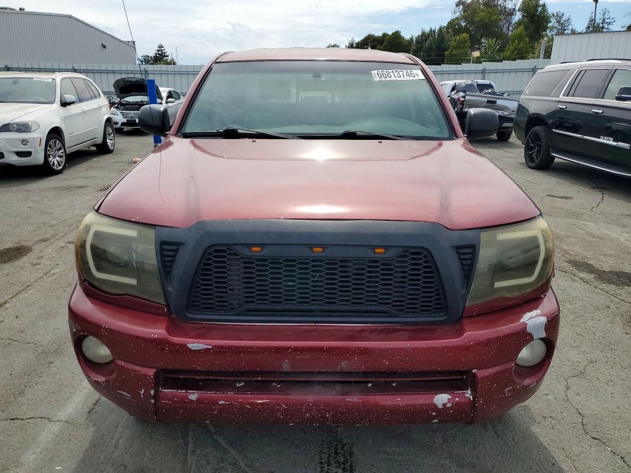 2008 Toyota Tacoma V6 Maroon vin: 3TMLU42N38M016199