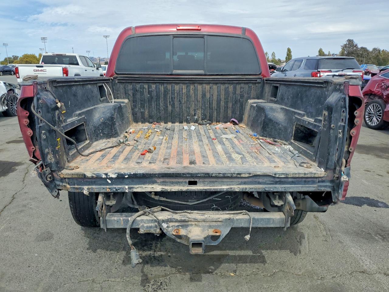 2008 Toyota Tacoma V6 Maroon vin: 3TMLU42N38M016199