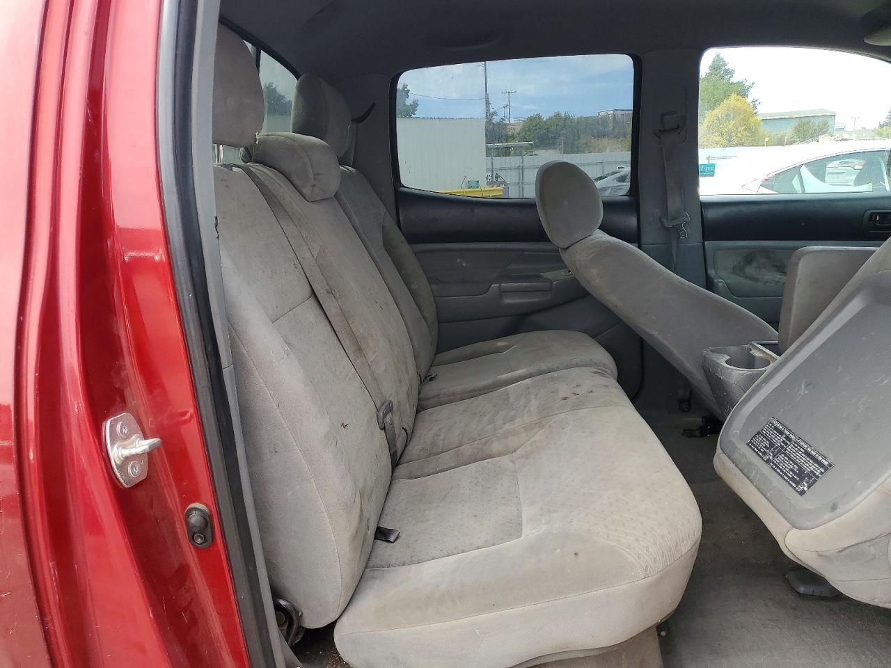 2008 Toyota Tacoma V6 Maroon vin: 3TMLU42N38M016199