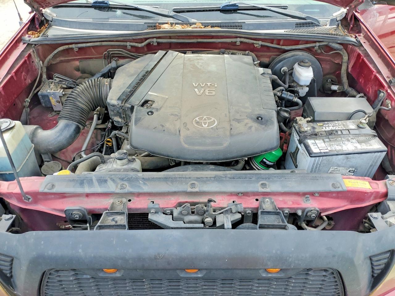 2008 Toyota Tacoma V6 Maroon vin: 3TMLU42N38M016199