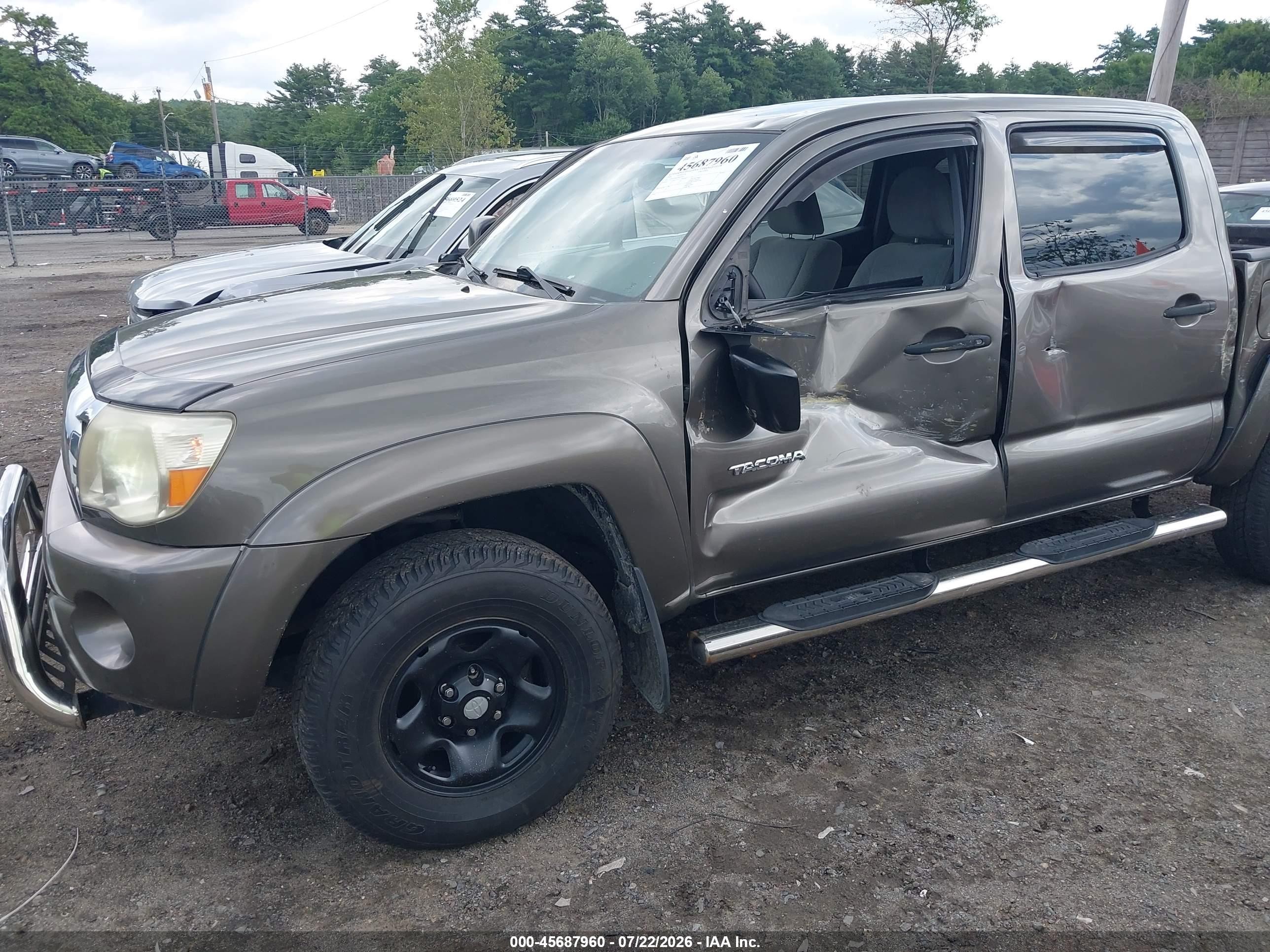 2009 Toyota Tacoma Base V6 Gray vin: 3TMLU42N39M022263