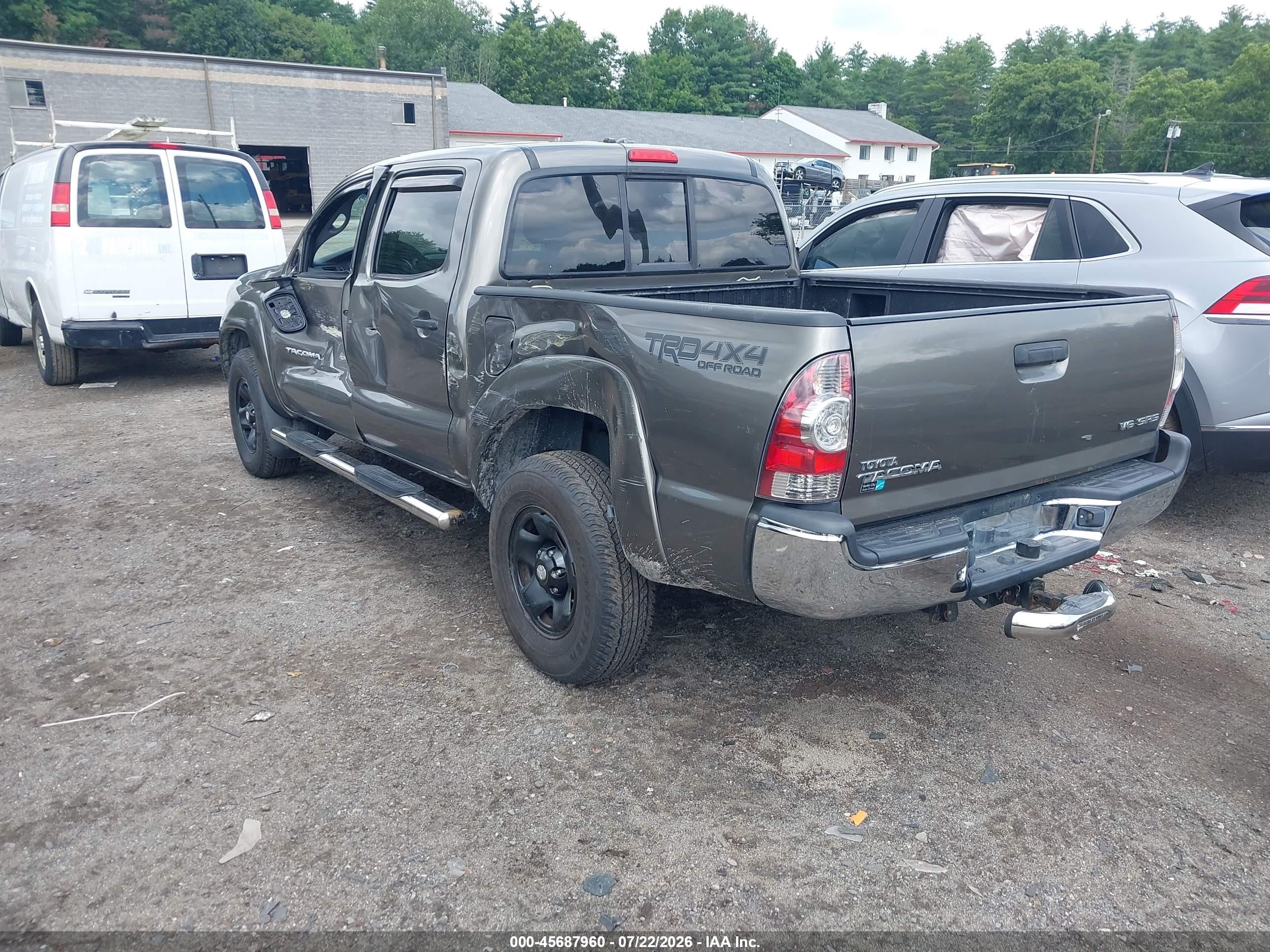 2009 Toyota Tacoma Base V6 Gray vin: 3TMLU42N39M022263