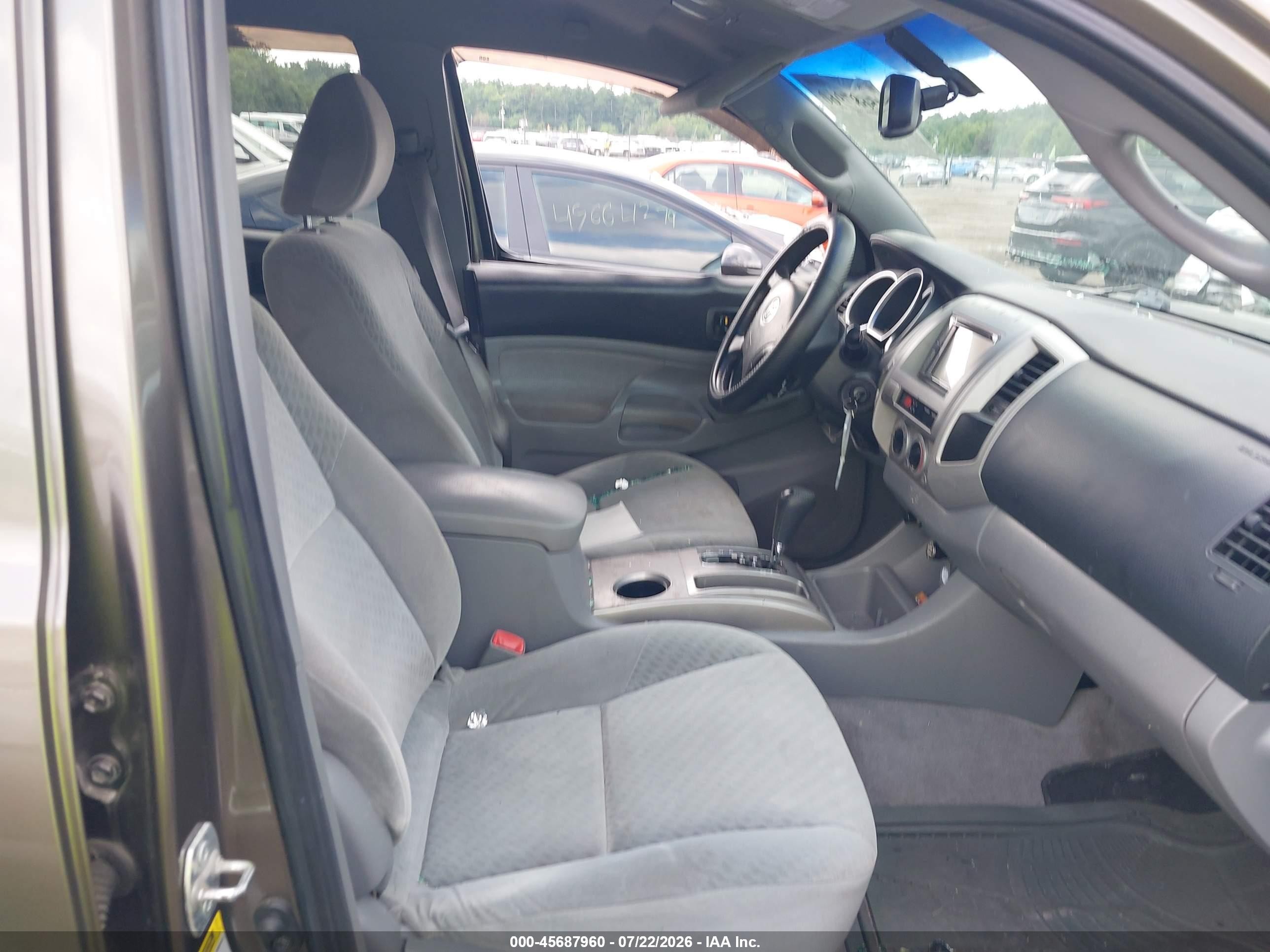 2009 Toyota Tacoma Base V6 Gray vin: 3TMLU42N39M022263
