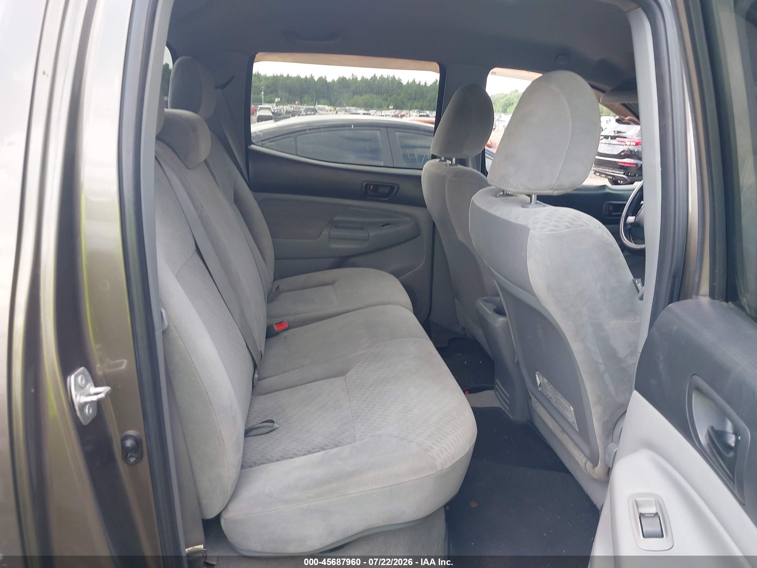 2009 Toyota Tacoma Base V6 Gray vin: 3TMLU42N39M022263