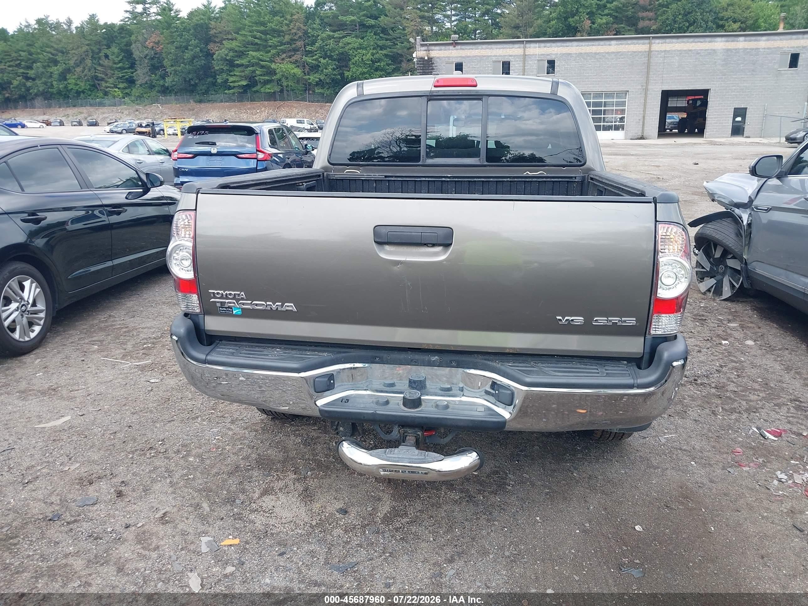2009 Toyota Tacoma Base V6 Gray vin: 3TMLU42N39M022263