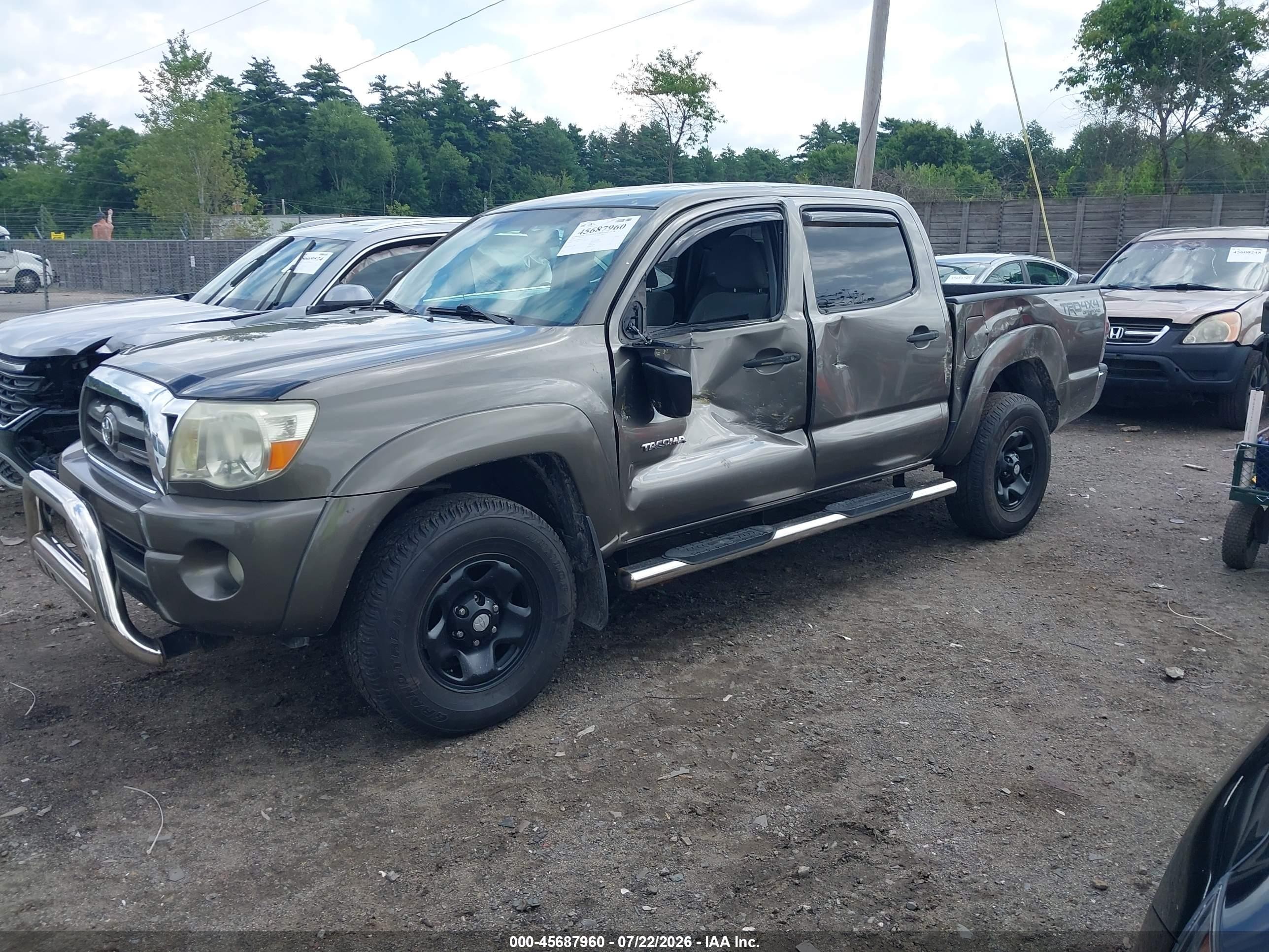 2009 Toyota Tacoma Base V6 Gray vin: 3TMLU42N39M022263