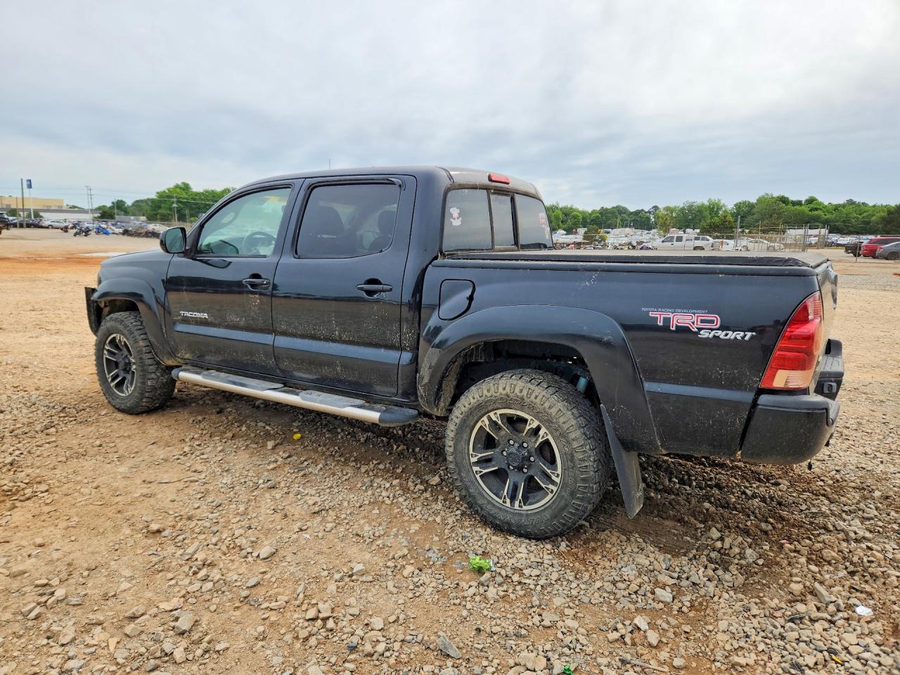 2007 Toyota Tacoma Double Cab Black vin: 3TMLU42N47M010880