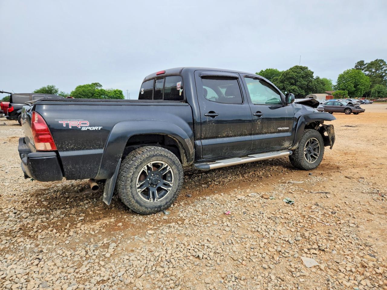 2007 Toyota Tacoma Double Cab Black vin: 3TMLU42N47M010880