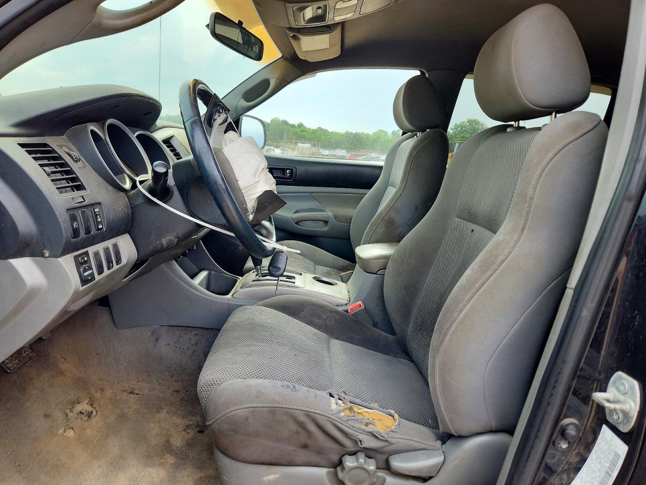 2007 Toyota Tacoma Double Cab Black vin: 3TMLU42N47M010880