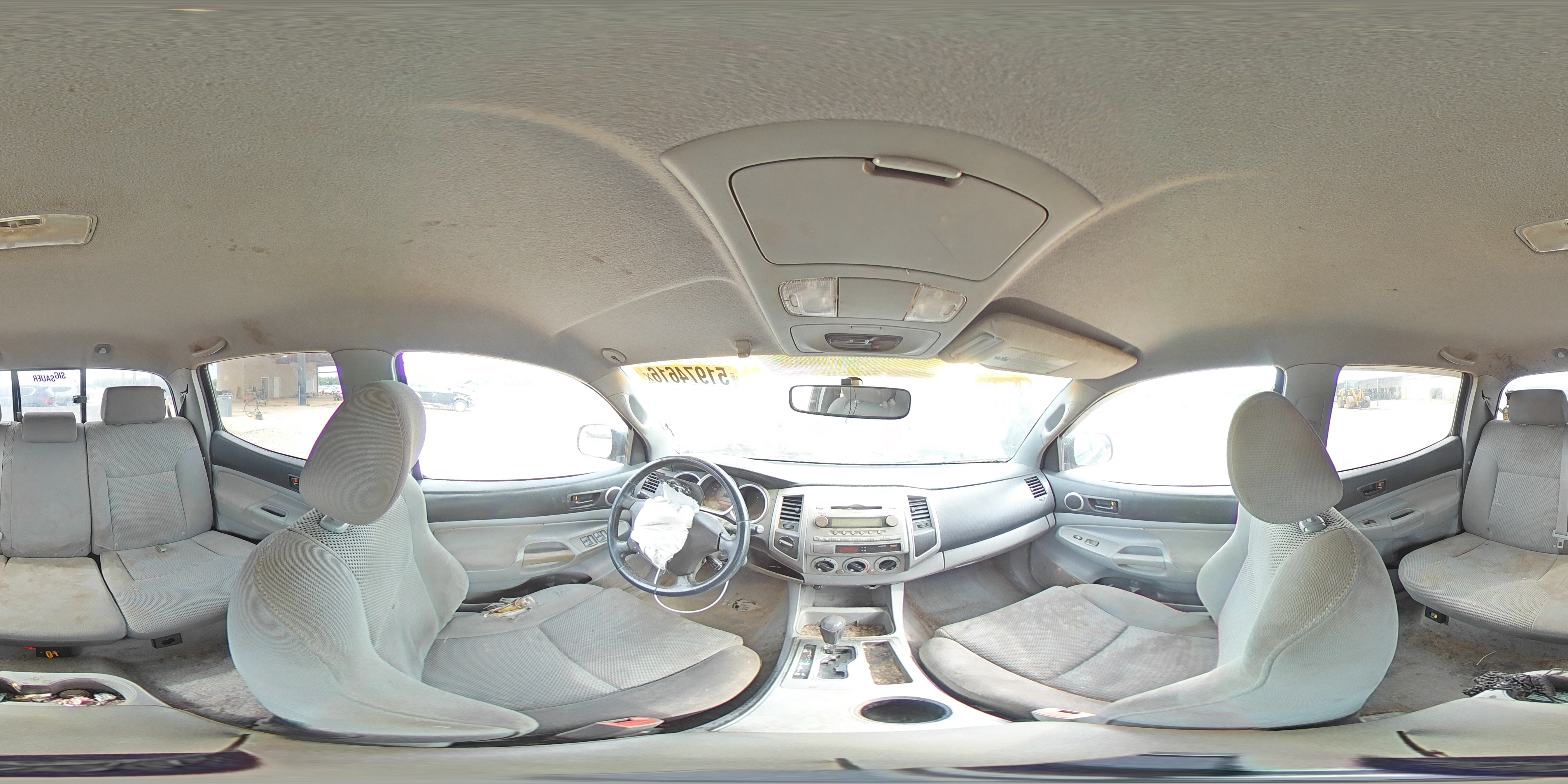 2007 Toyota Tacoma Double Cab Black vin: 3TMLU42N47M010880