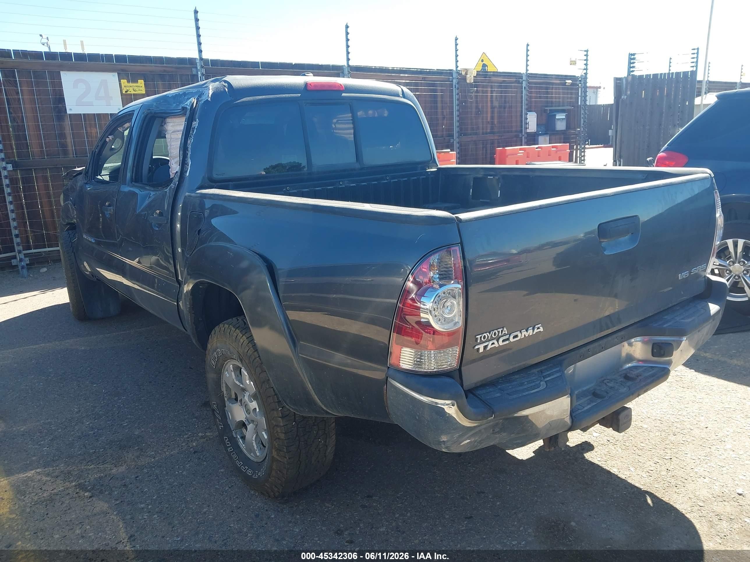 2009 Toyota Tacoma Base V6 Серый vin: 3TMLU42N49M028282