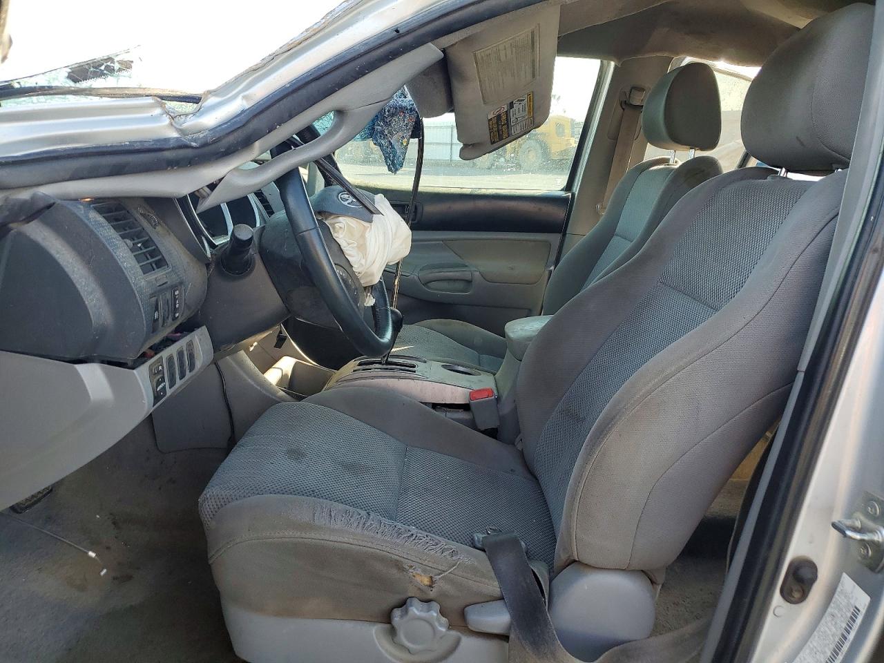 2008 Toyota Tacoma V6 Silver vin: 3TMLU42N58M015488
