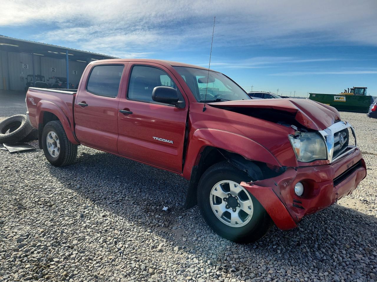 2009 Toyota Tacoma V6 Red vin: 3TMLU42N59M028209