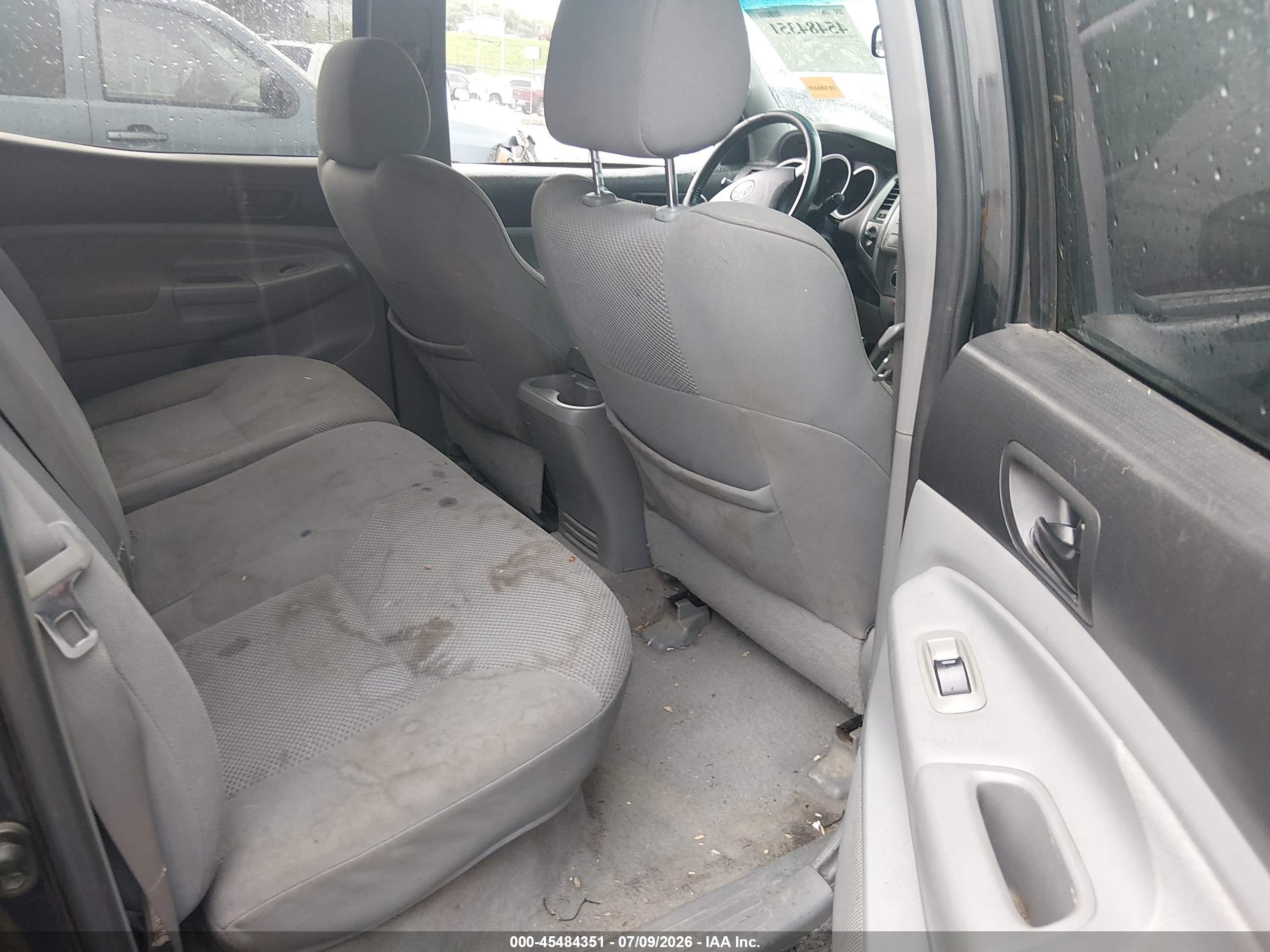 2007 Toyota Tacoma Base V6 Black vin: 3TMLU42N67M011187
