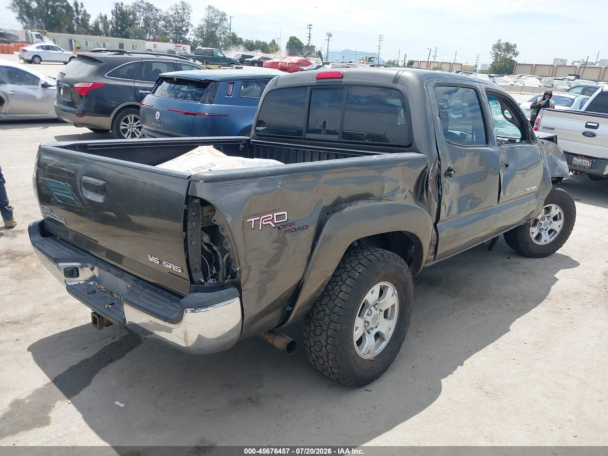 2009 Toyota Tacoma Base V6 Beige vin: 3TMLU42N69M036674
