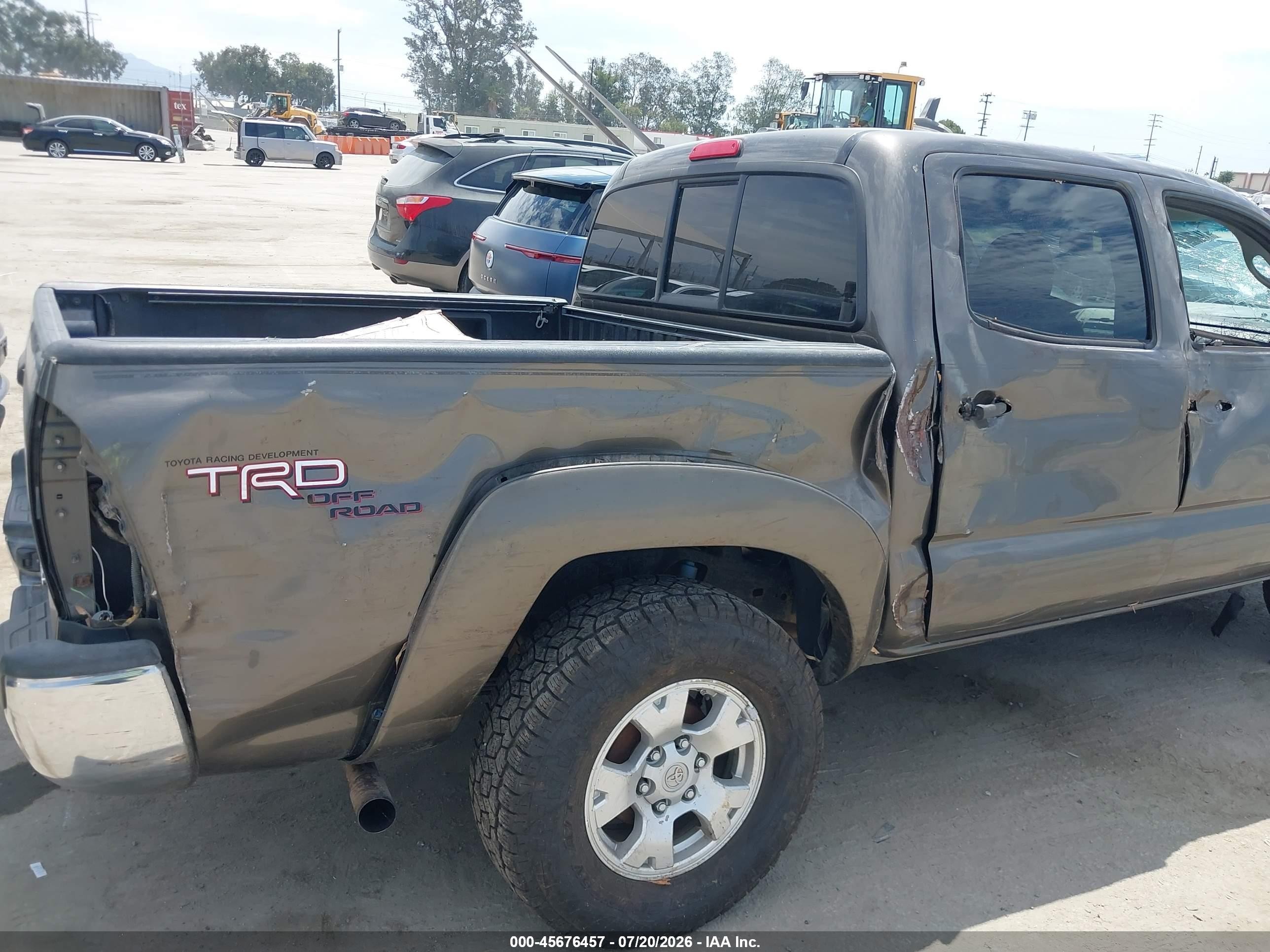 2009 Toyota Tacoma Base V6 Beige vin: 3TMLU42N69M036674