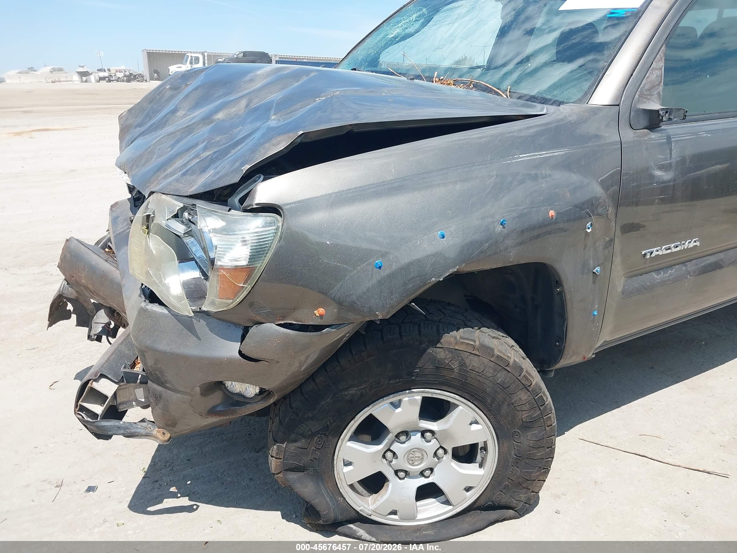 2009 Toyota Tacoma Base V6 Beige vin: 3TMLU42N69M036674