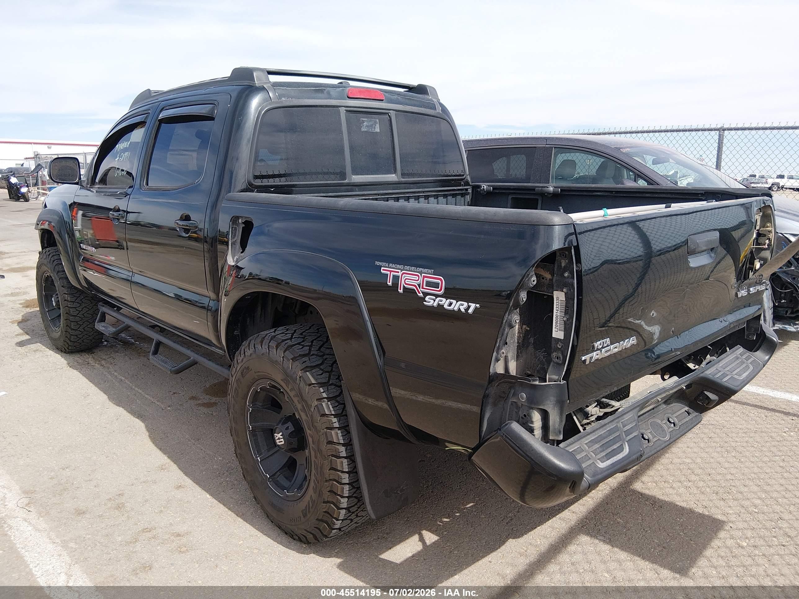 2009 Toyota Tacoma Base V6 Черный vin: 3TMLU42N79M024968