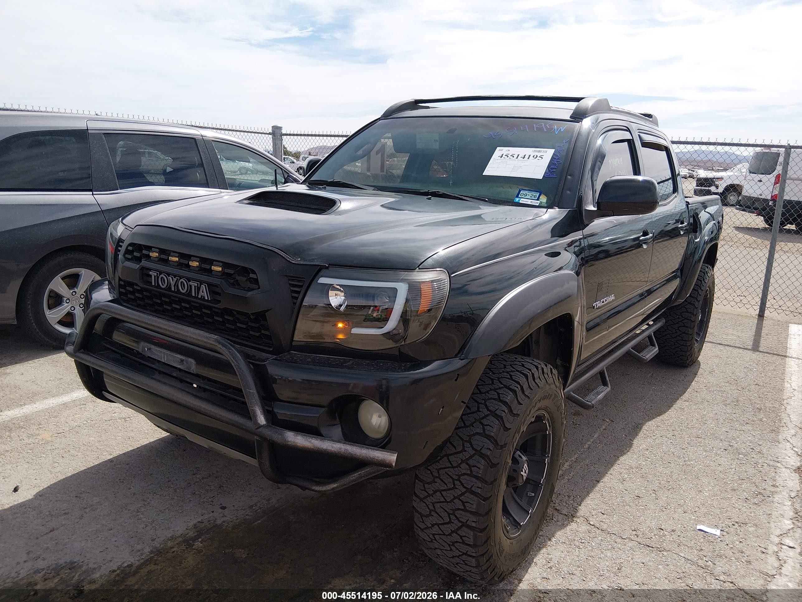 2009 Toyota Tacoma Base V6 Черный vin: 3TMLU42N79M024968