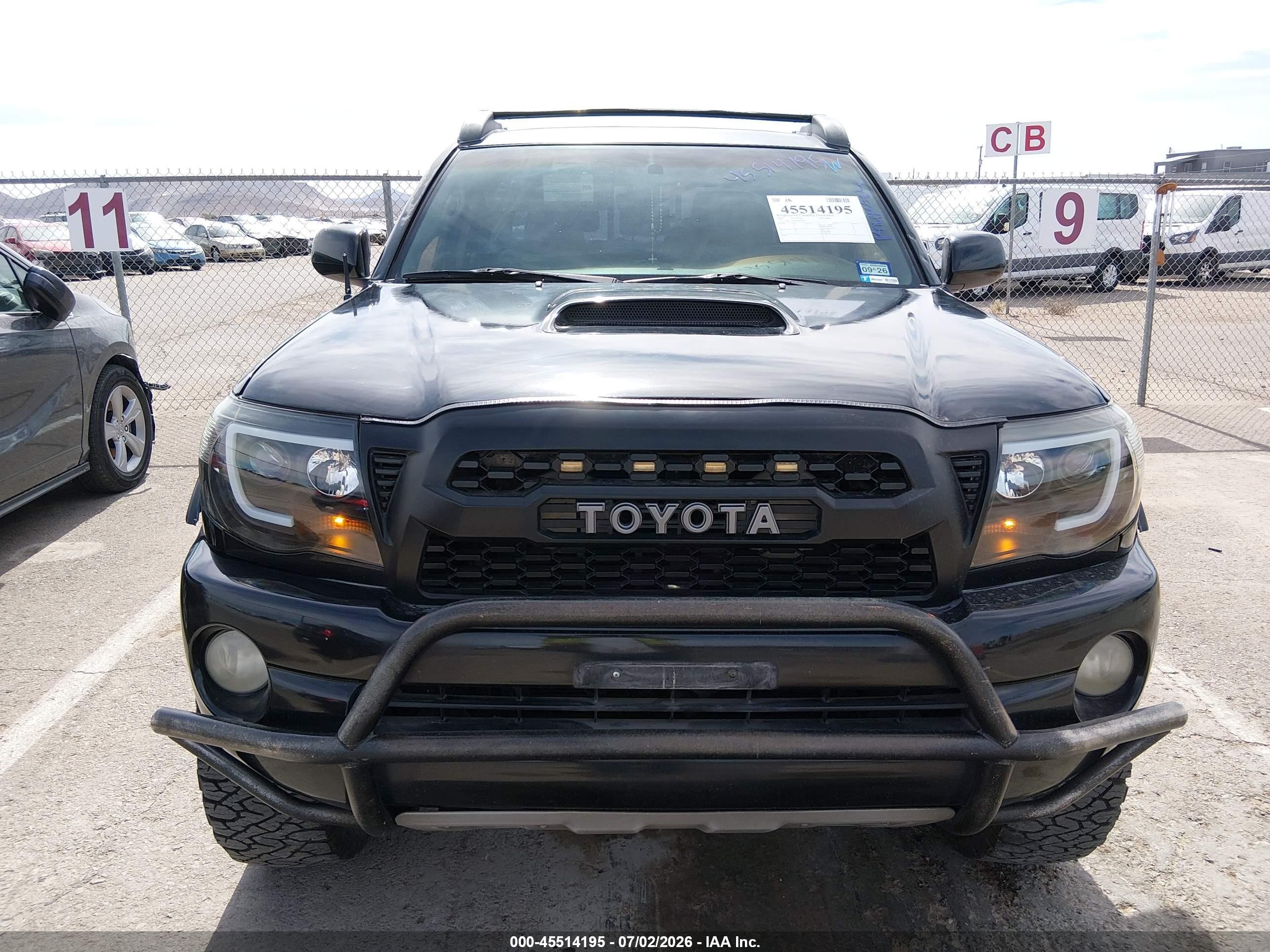 2009 Toyota Tacoma Base V6 Черный vin: 3TMLU42N79M024968