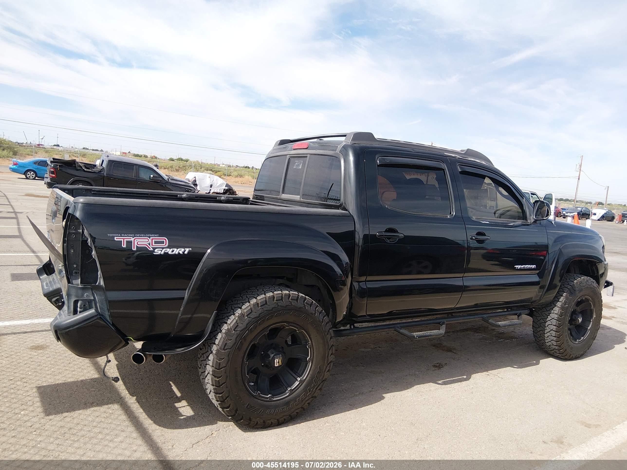 2009 Toyota Tacoma Base V6 Черный vin: 3TMLU42N79M024968
