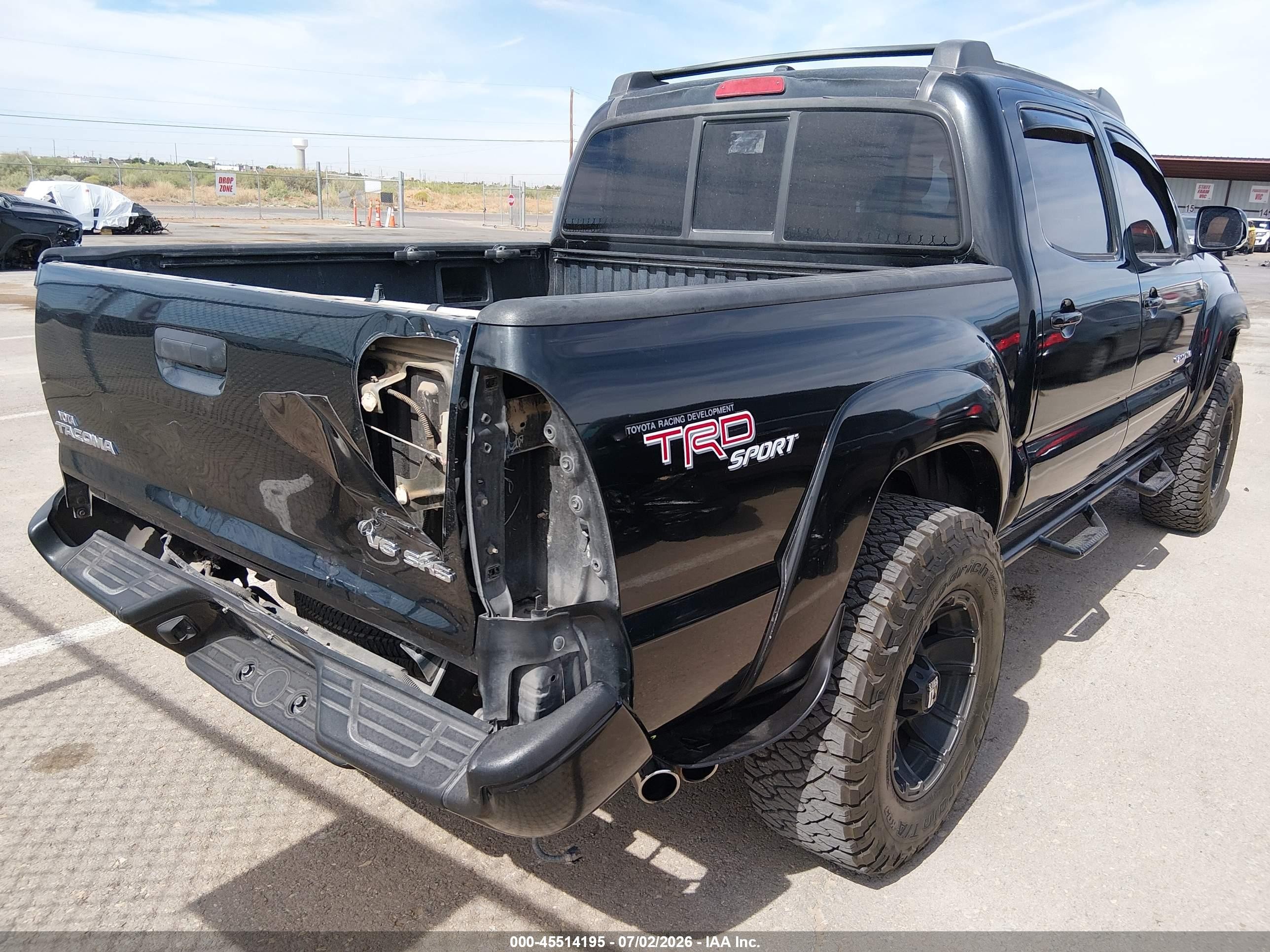 2009 Toyota Tacoma Base V6 Черный vin: 3TMLU42N79M024968