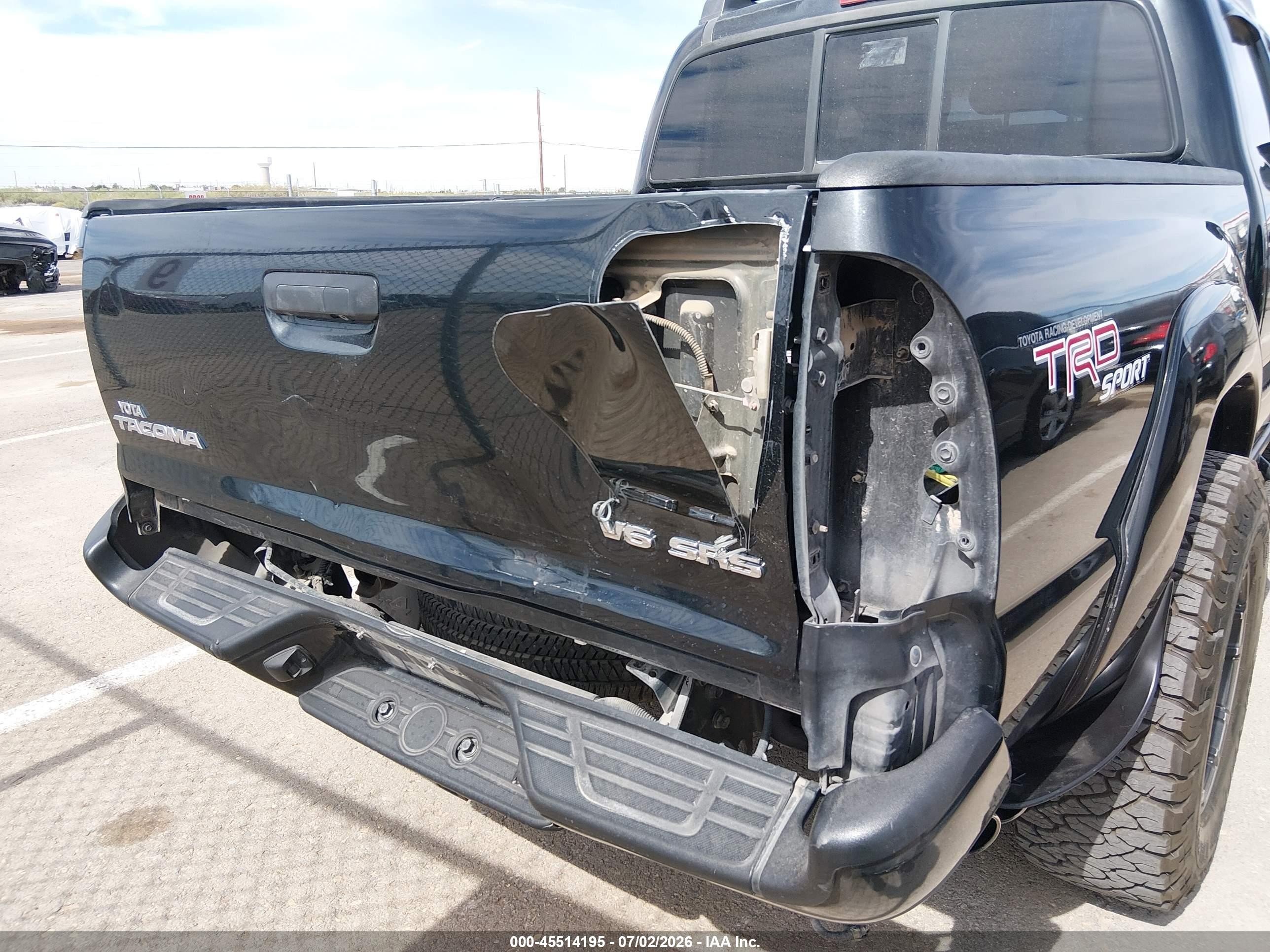 2009 Toyota Tacoma Base V6 Черный vin: 3TMLU42N79M024968