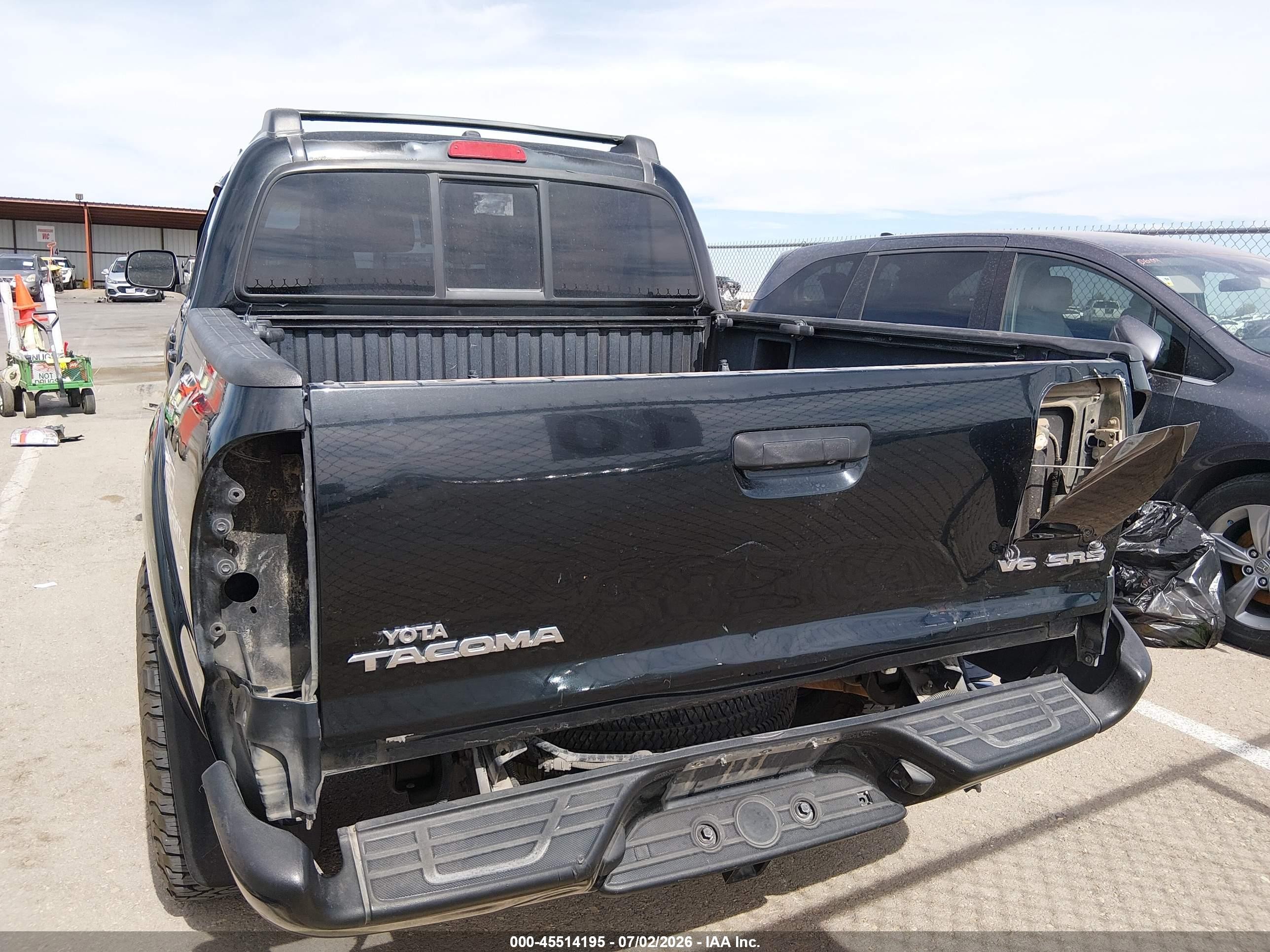 2009 Toyota Tacoma Base V6 Черный vin: 3TMLU42N79M024968