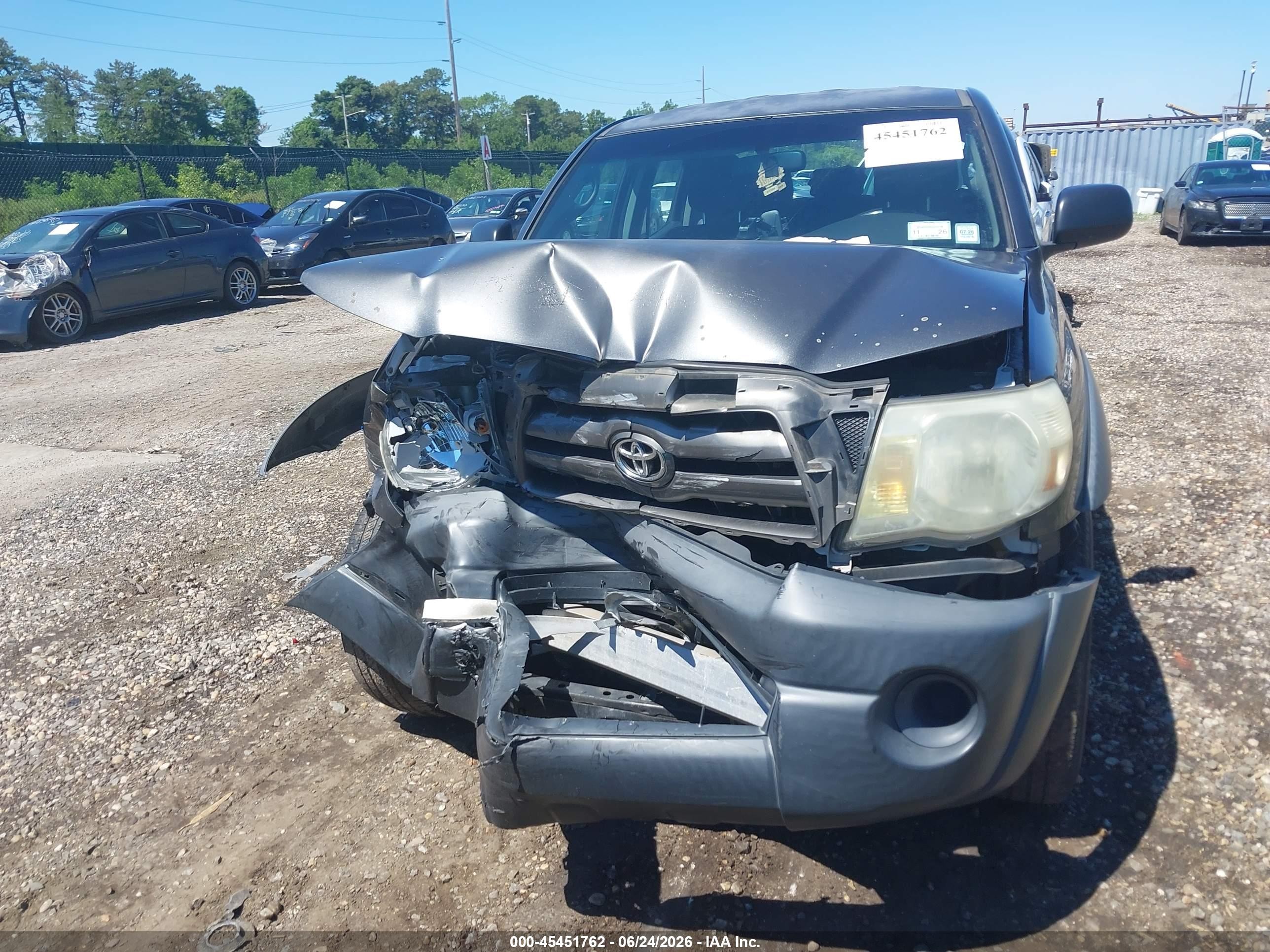 2009 Toyota Tacoma Base V6 Gray vin: 3TMLU42N79M028373