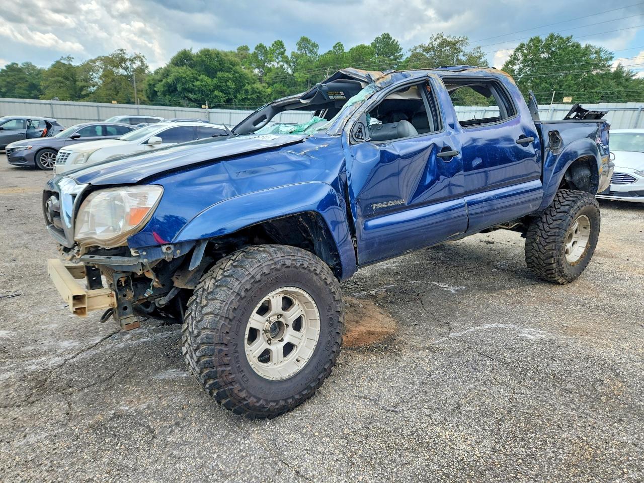 2008 Toyota Tacoma V6 Синий vin: 3TMLU42N88M015047
