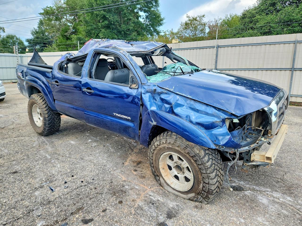 2008 Toyota Tacoma V6 Синий vin: 3TMLU42N88M015047