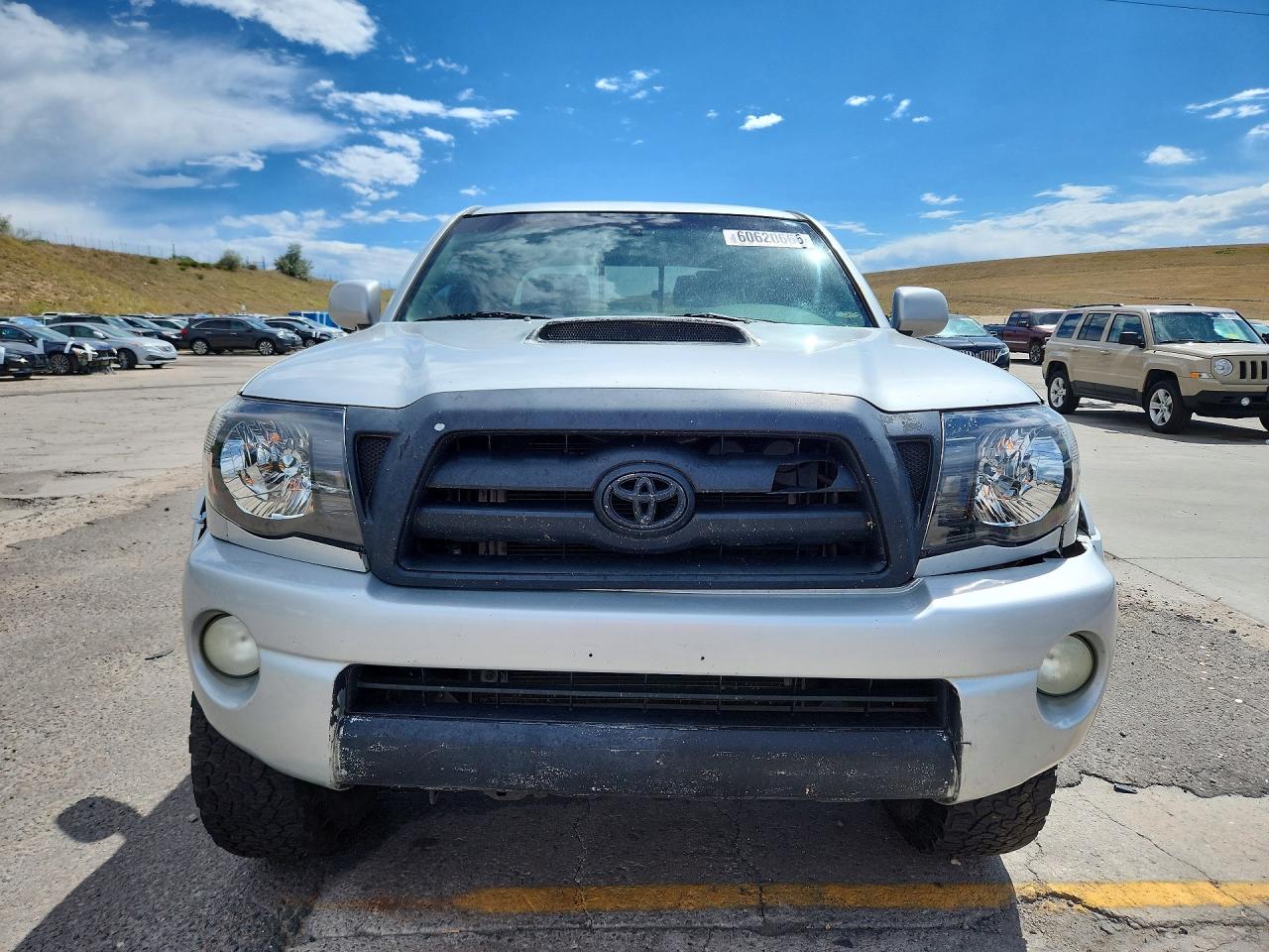 2008 Toyota Tacoma Double Cab Silver vin: 3TMLU42N88M018062