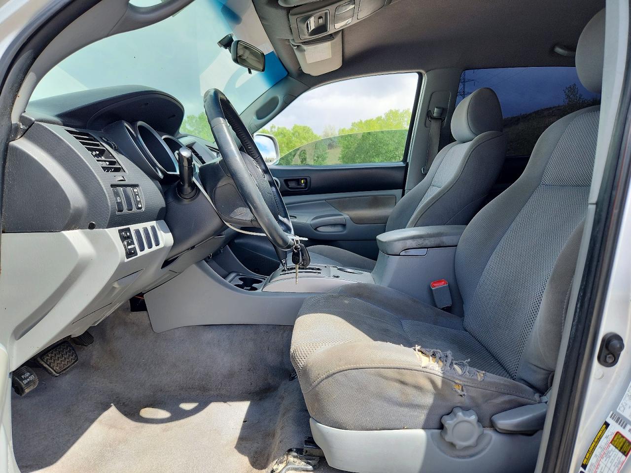 2008 Toyota Tacoma Double Cab Silver vin: 3TMLU42N88M018062