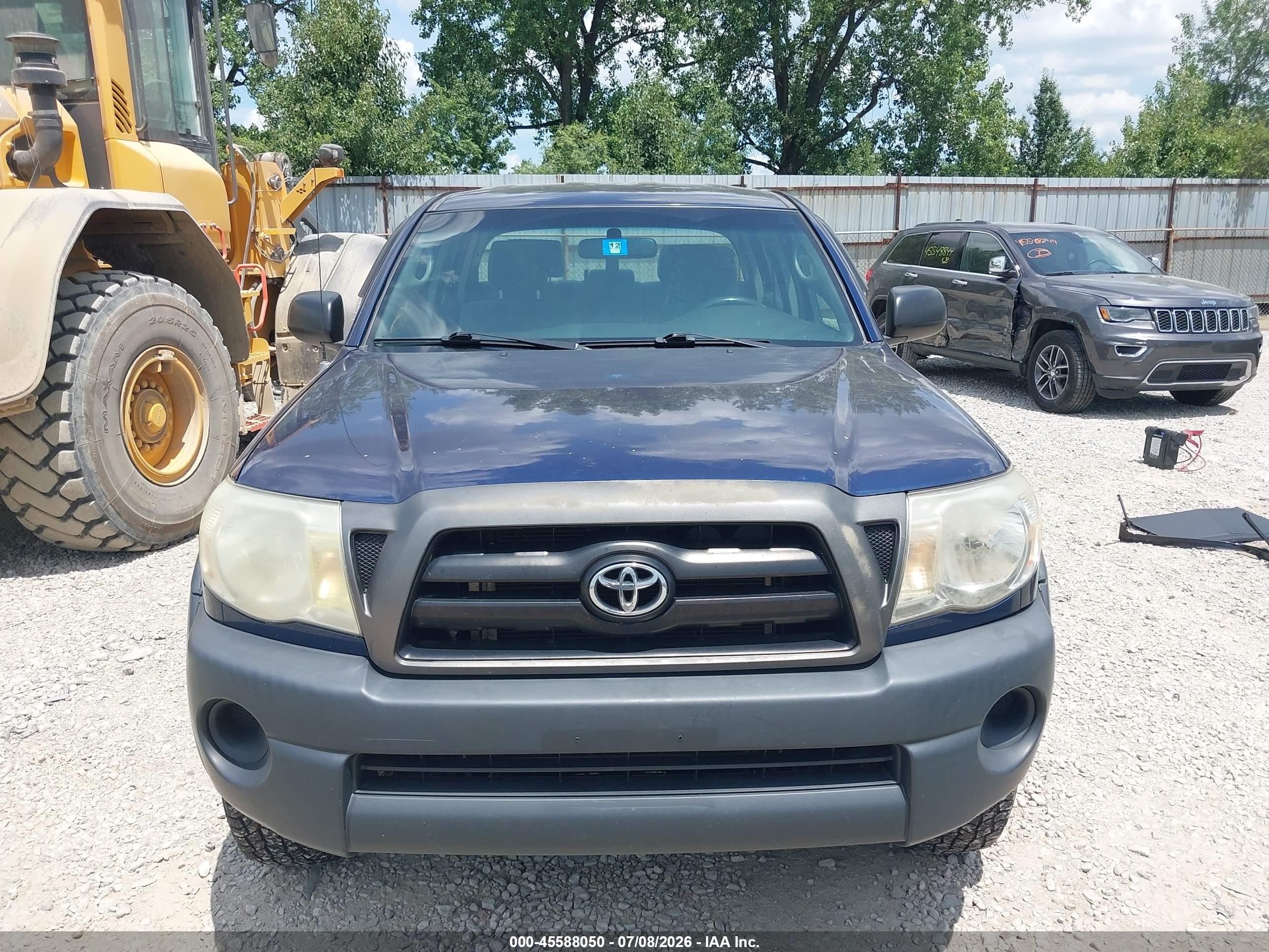 2008 Toyota Tacoma Base V6 Blue vin: 3TMLU42N88M020099