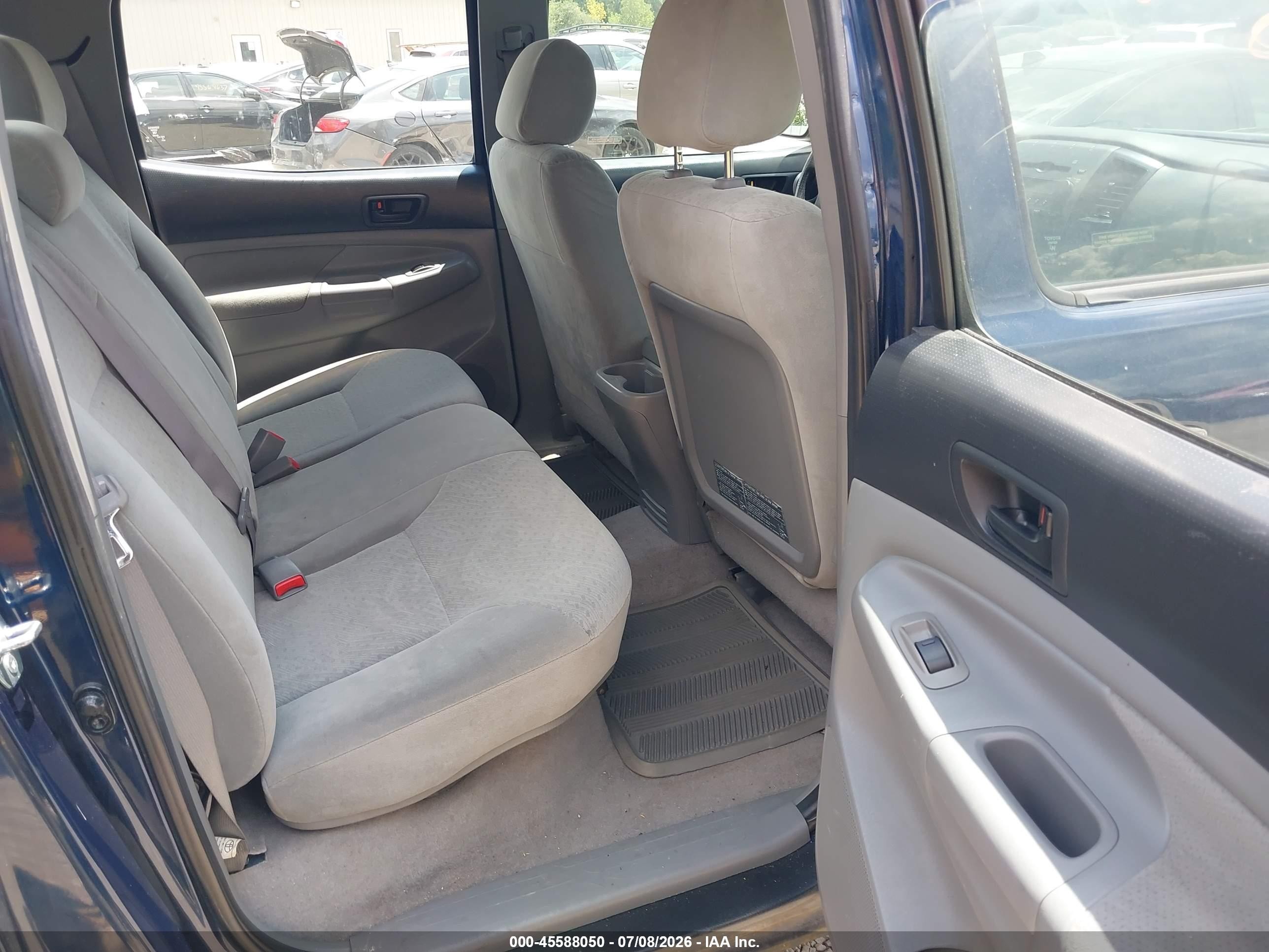 2008 Toyota Tacoma Base V6 Blue vin: 3TMLU42N88M020099