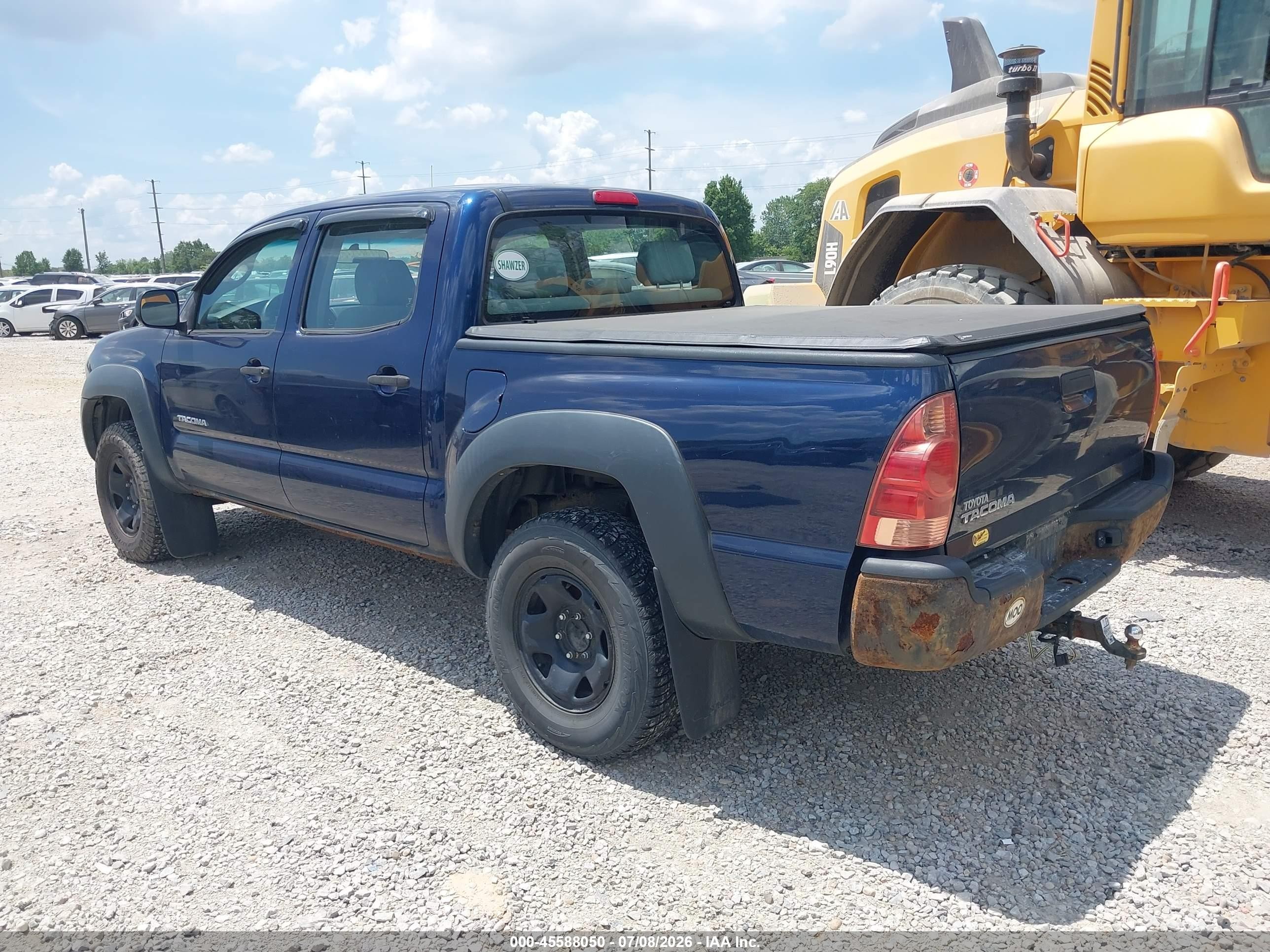 2008 Toyota Tacoma Base V6 Blue vin: 3TMLU42N88M020099