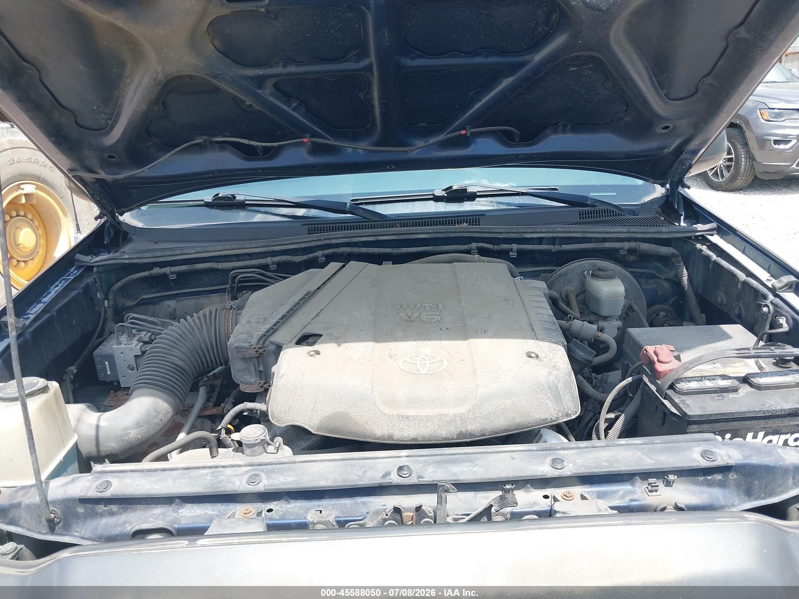 2008 Toyota Tacoma Base V6 Blue vin: 3TMLU42N88M020099