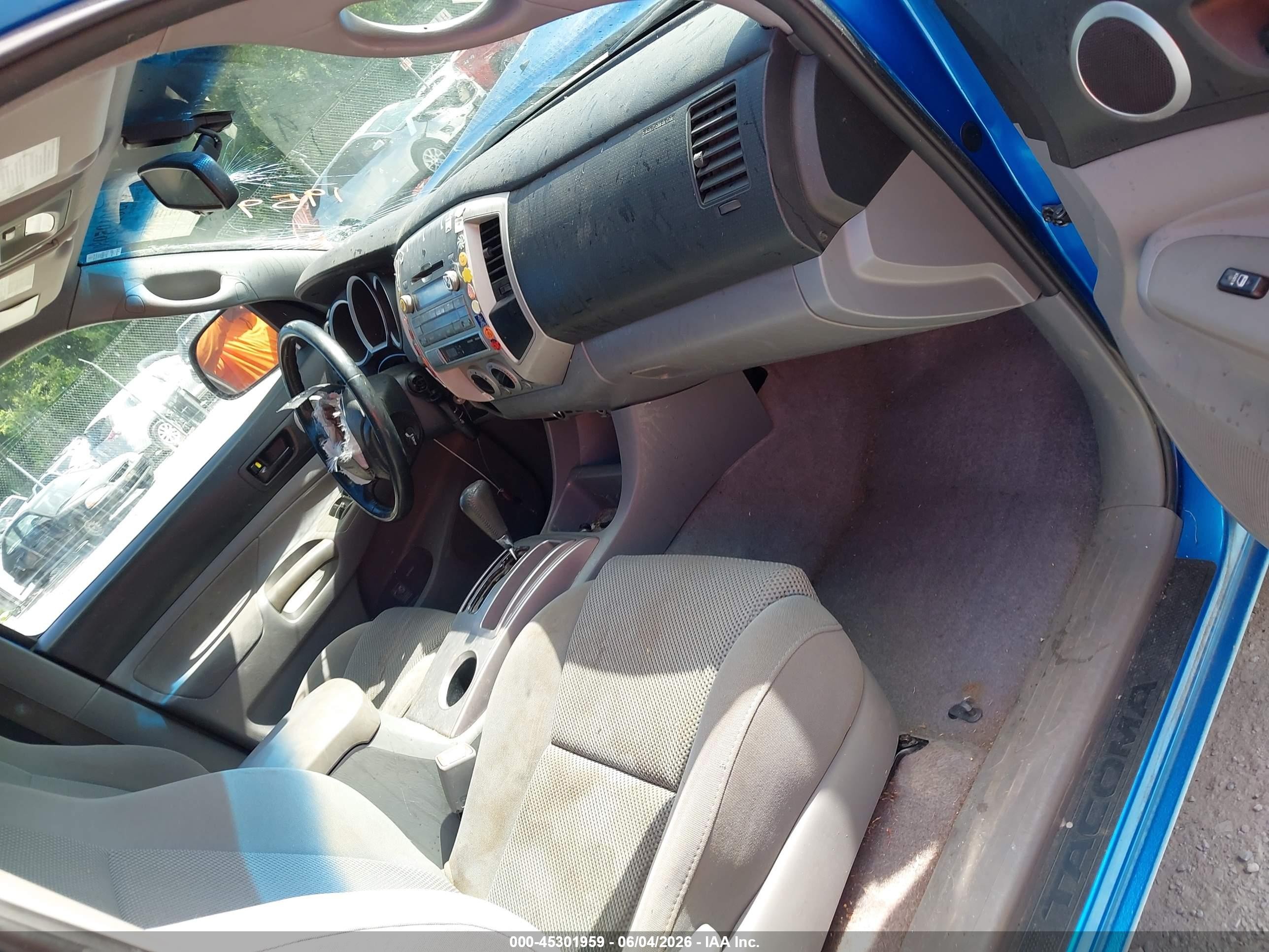 2009 Toyota Tacoma Base V6 Blue vin: 3TMLU42N89M027796